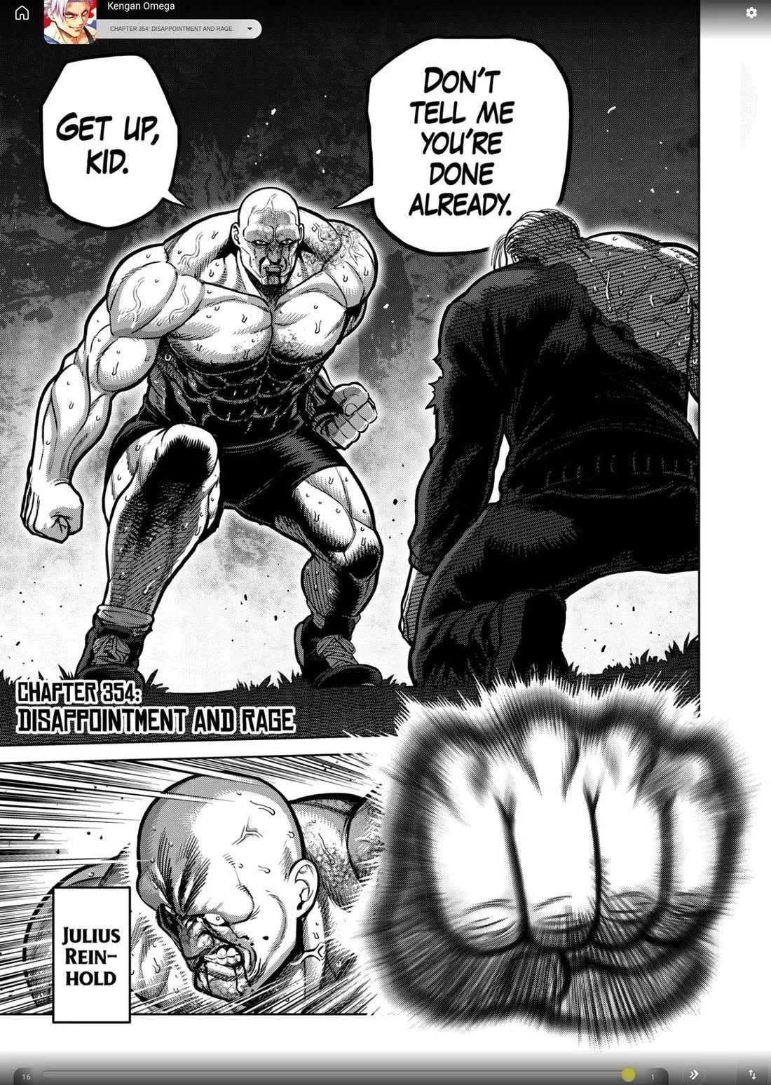 Kengan Omeg Chapter 354 page 1