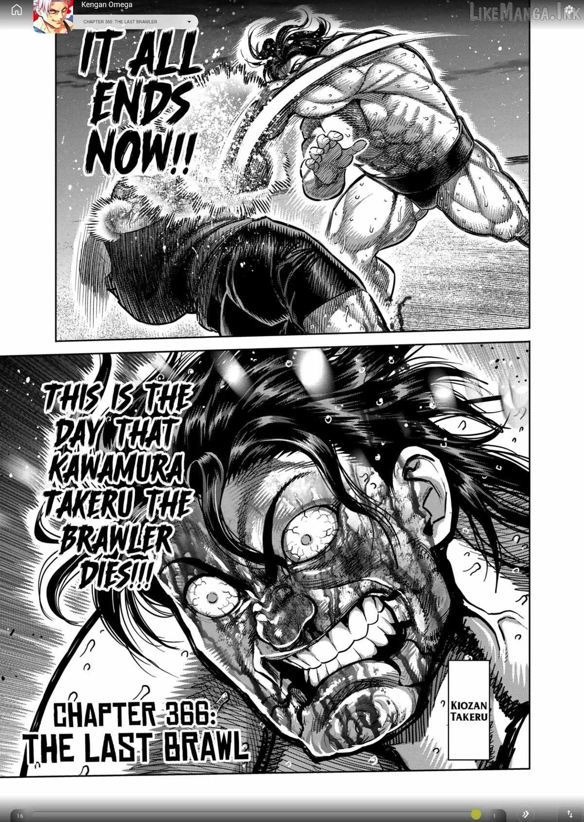 Kengan Omeg Chapter 366 page 1