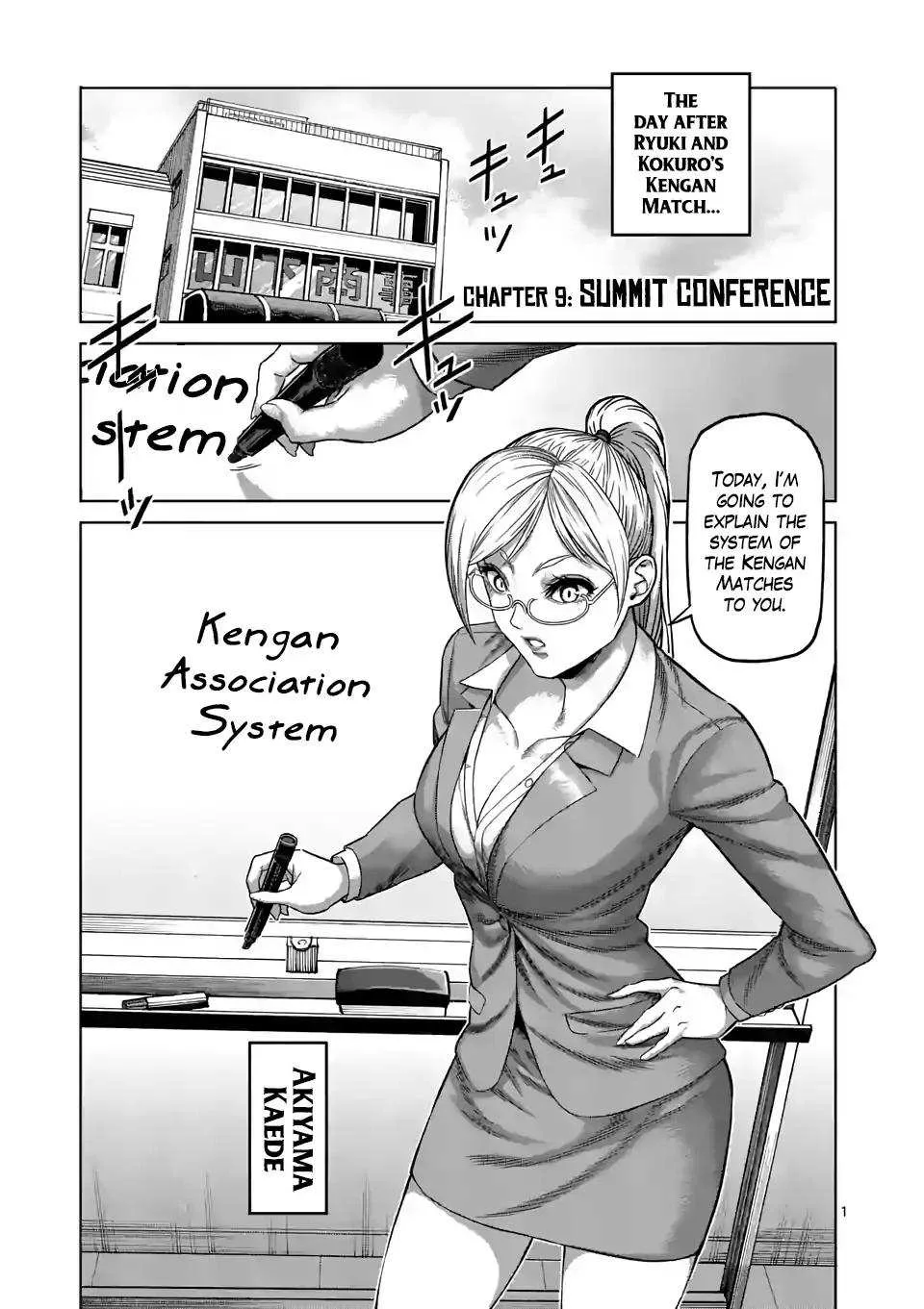 Kengan Omeg Chapter 9 page 1
