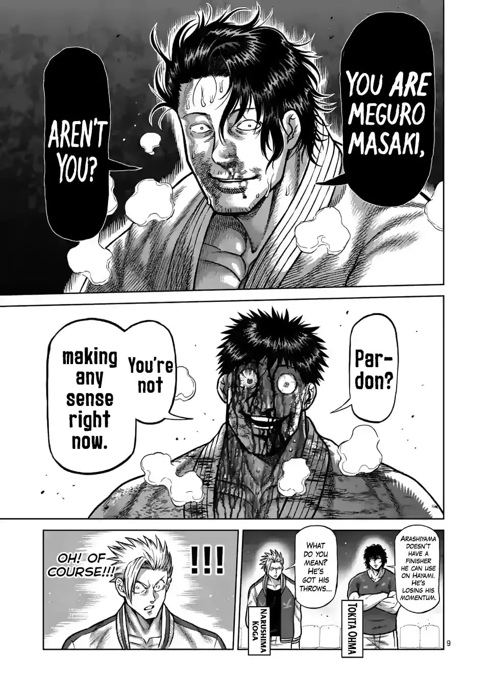 Kengan Omega Chapter 102 page 9