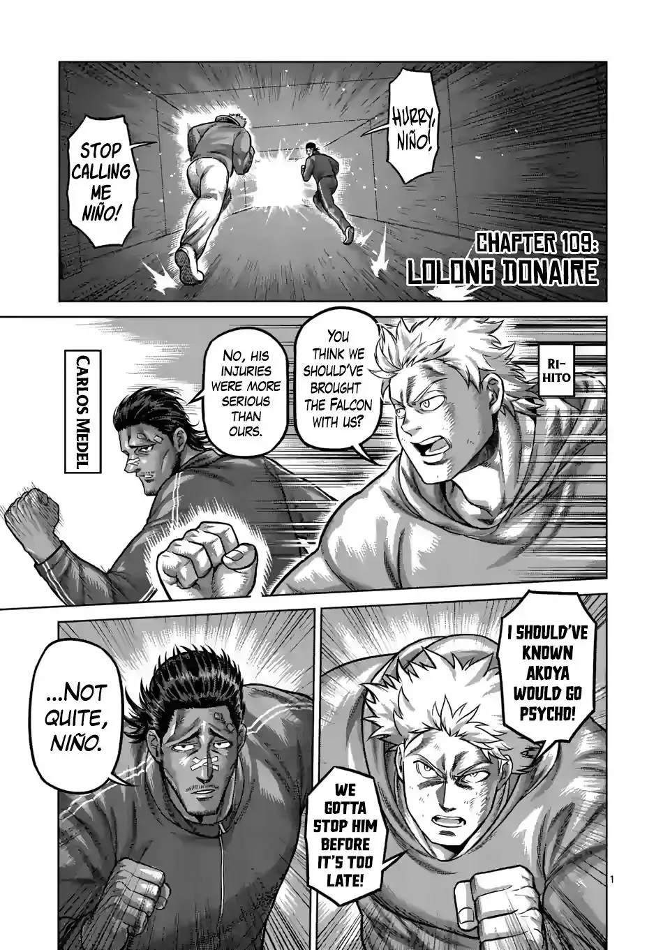 Kengan Omega Chapter 109 page 1