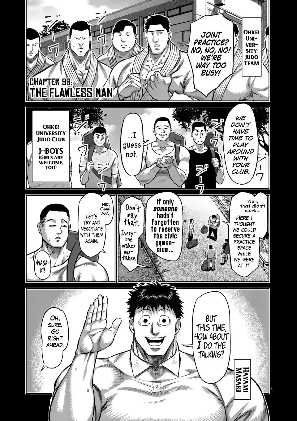 Kengan Omega Chapter 98 page 1