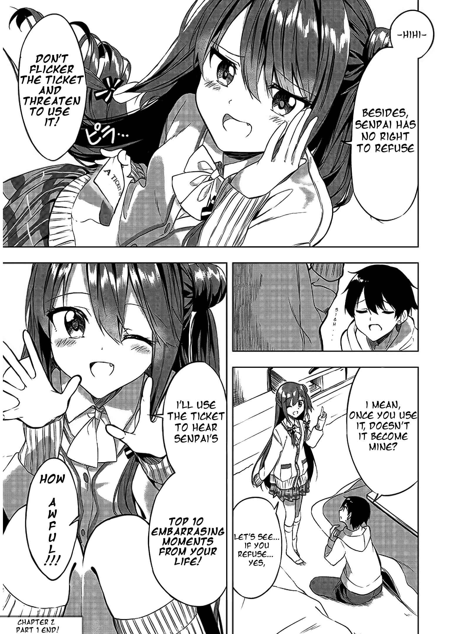 Kiite kuremasu yo ne? Senpai Chapter 2.1 page 11