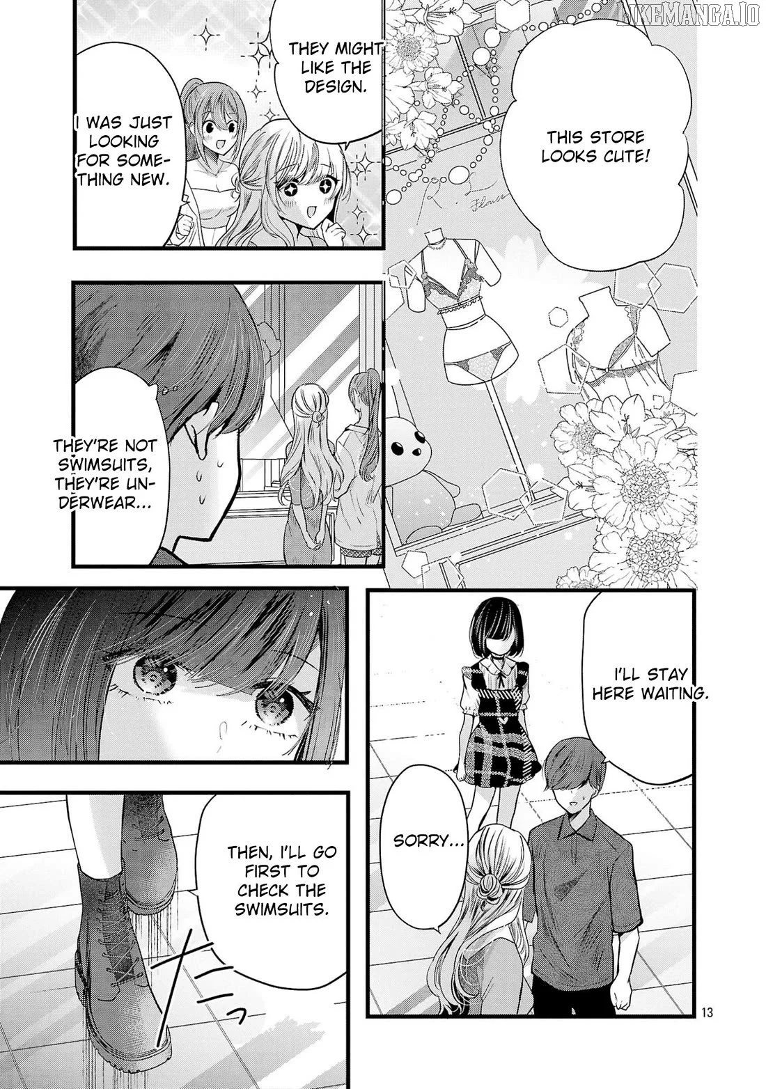 Kimi ni Koisuru Sanshimai Chapter 16 page 14