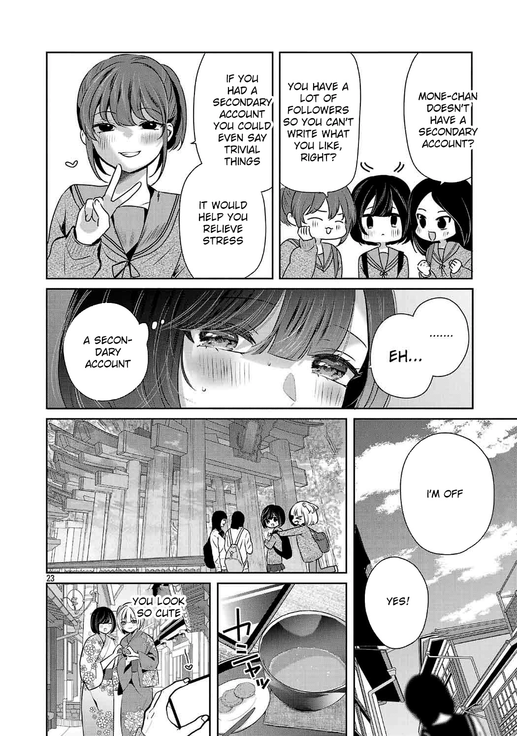 Kimi ni Koisuru Sanshimai Chapter 33 page 23