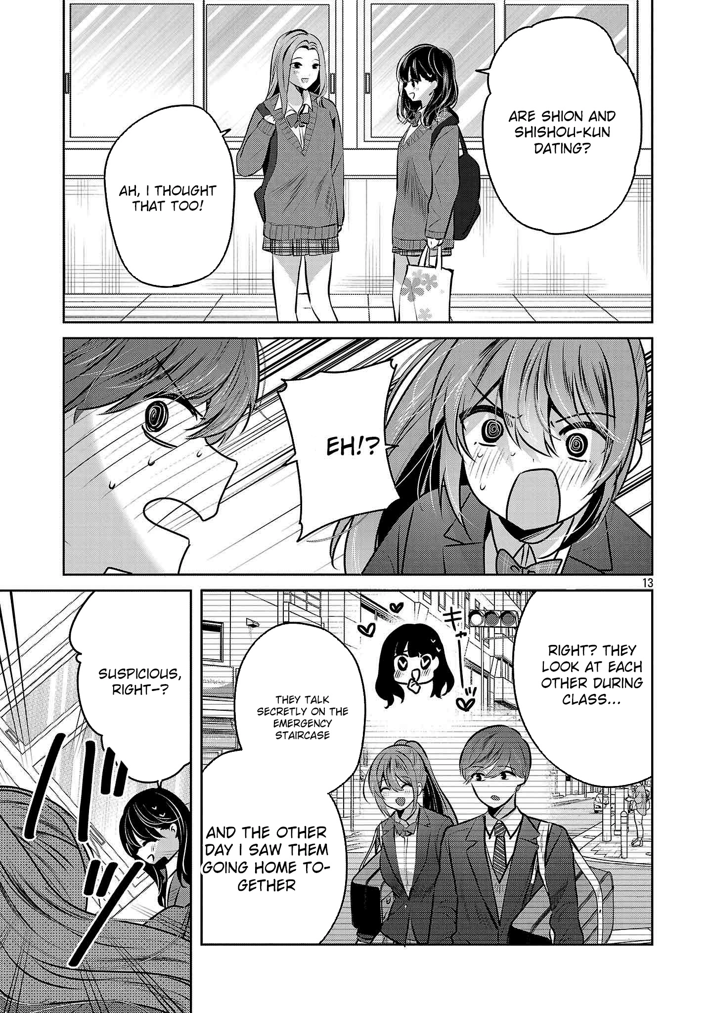 Kimi ni Koisuru Sanshimai Chapter 35 page 14