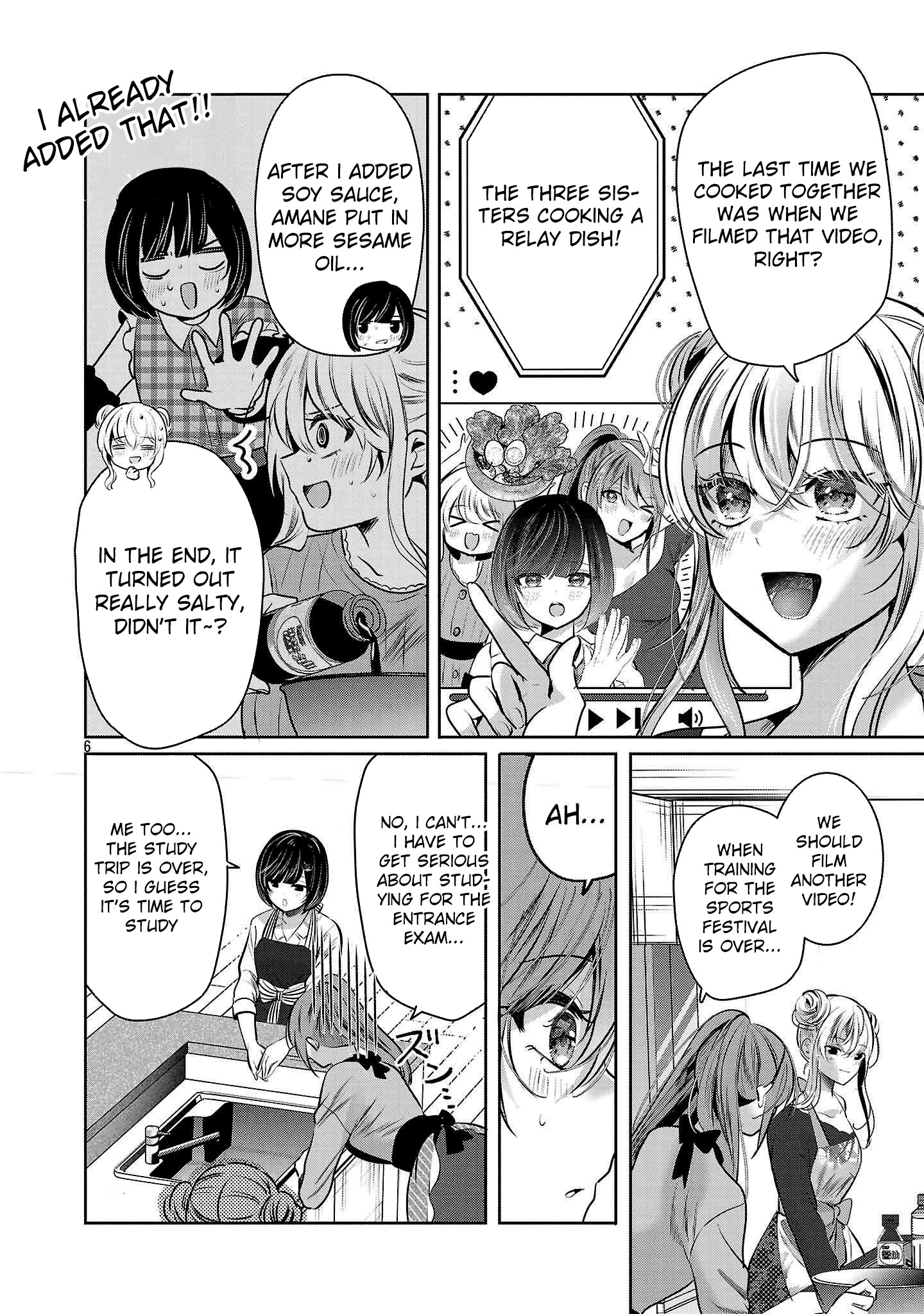 Kimi ni Koisuru Sanshimai Chapter 36 page 7