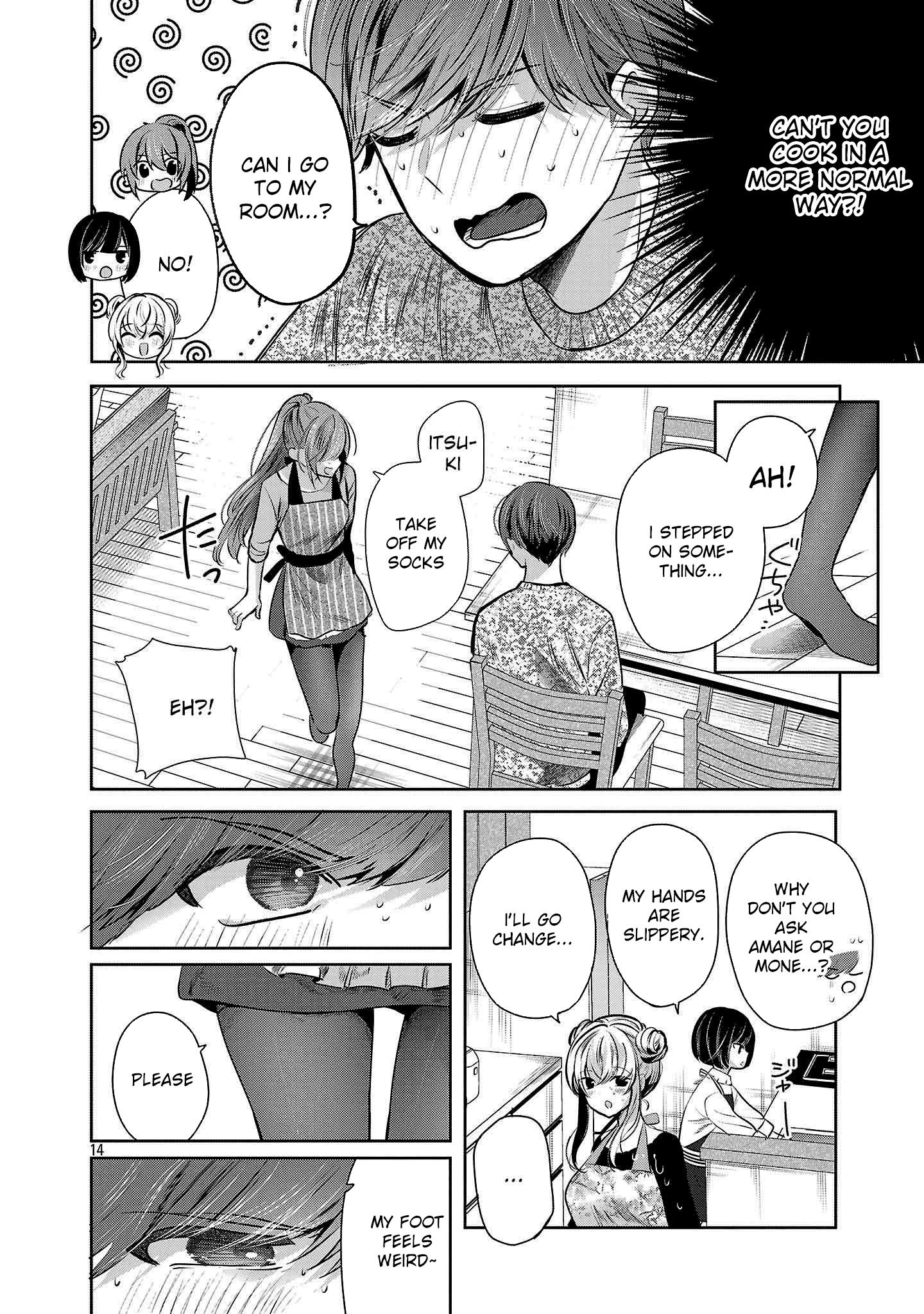 Kimi ni Koisuru Sanshimai Chapter 36 page 14