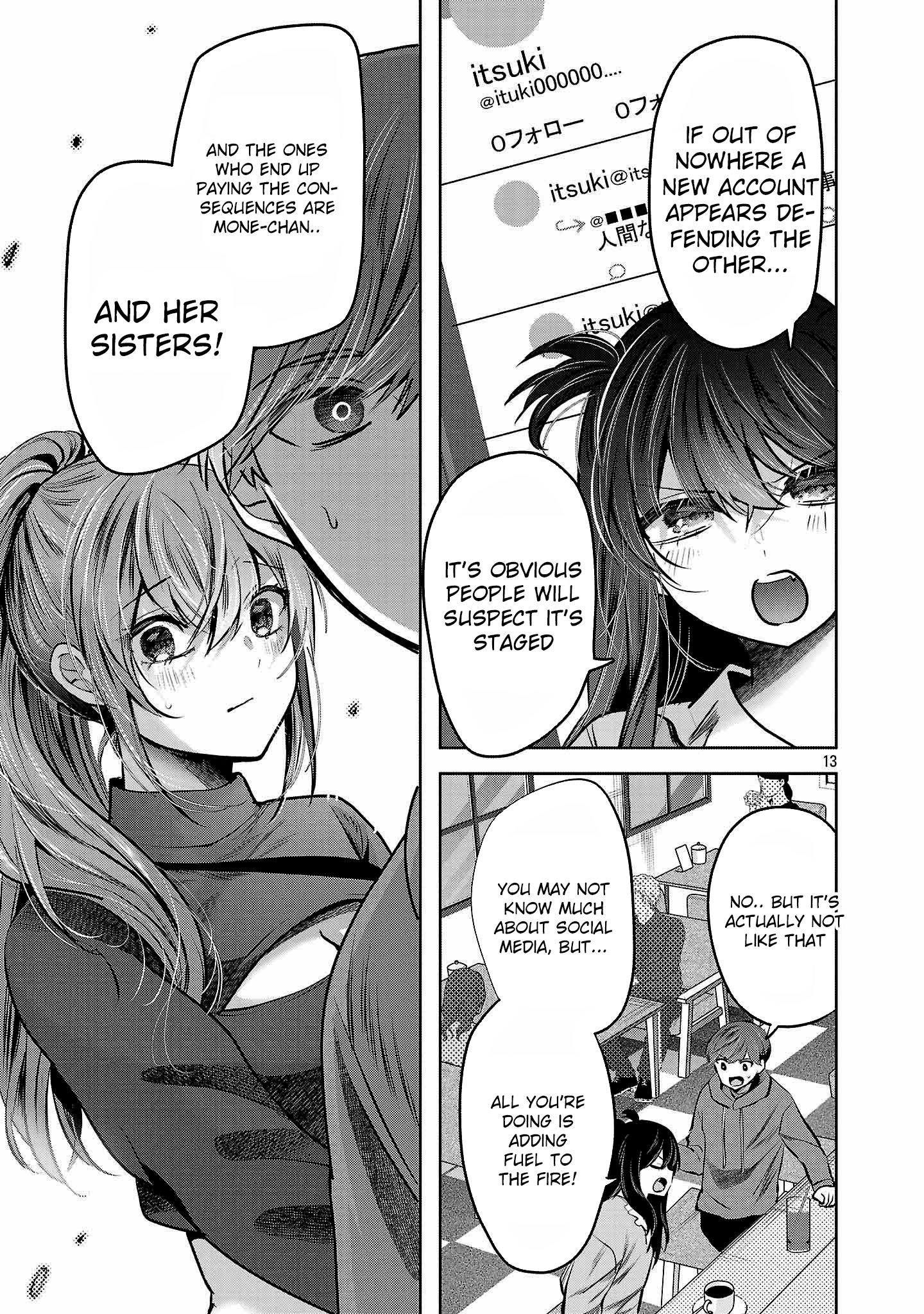 Kimi ni Koisuru Sanshimai Chapter 37 page 14
