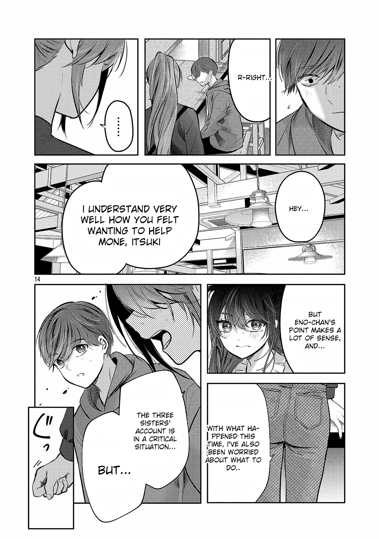Kimi ni Koisuru Sanshimai Chapter 37 page 15