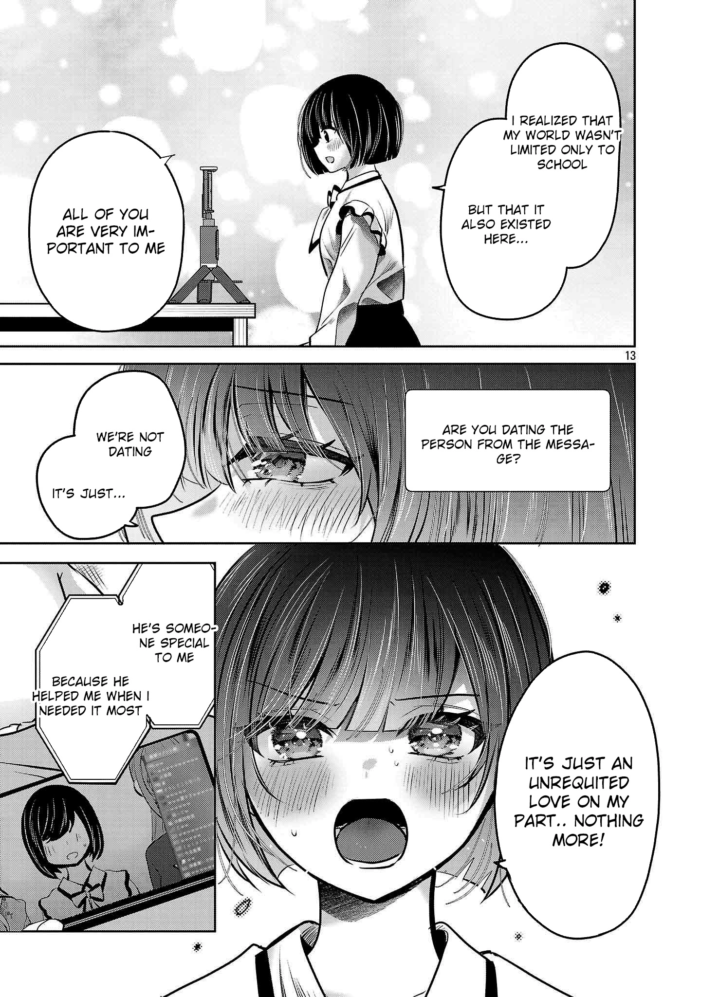 Kimi ni Koisuru Sanshimai Chapter 38 page 14