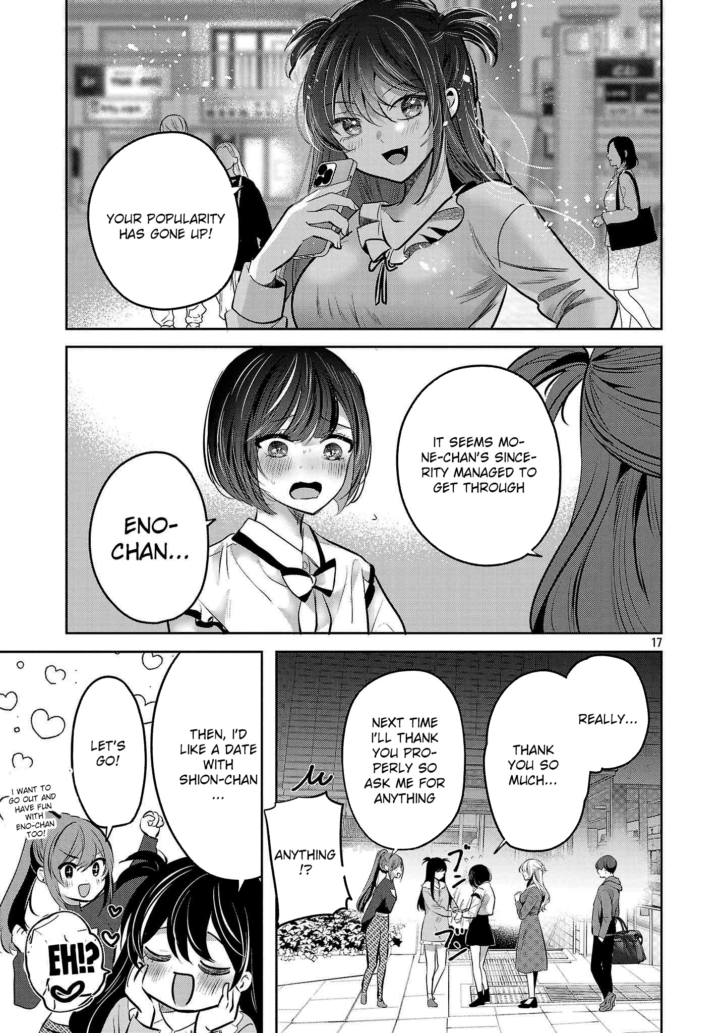Kimi ni Koisuru Sanshimai Chapter 38 page 18