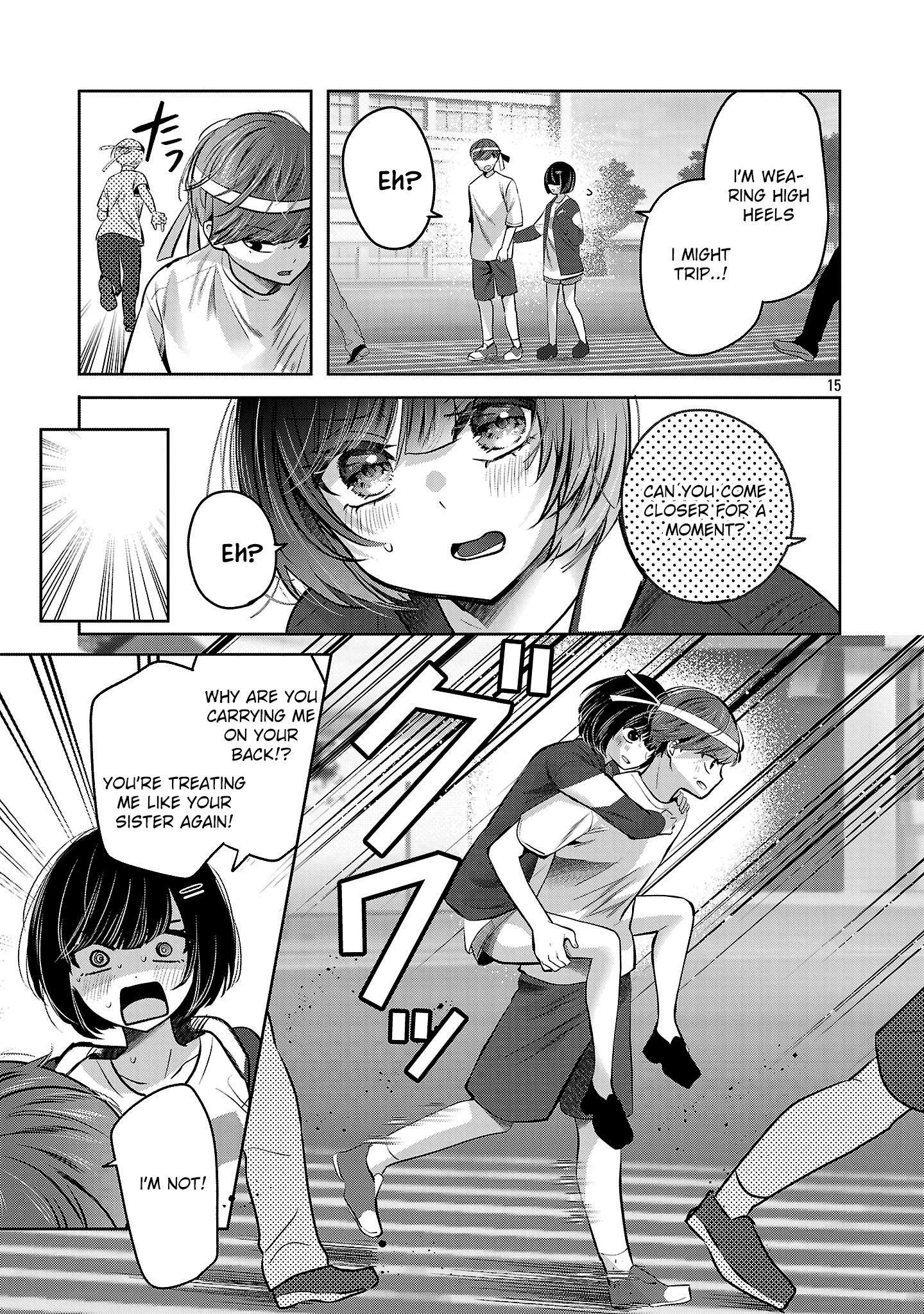 Kimi ni Koisuru Sanshimai Chapter 39 page 15