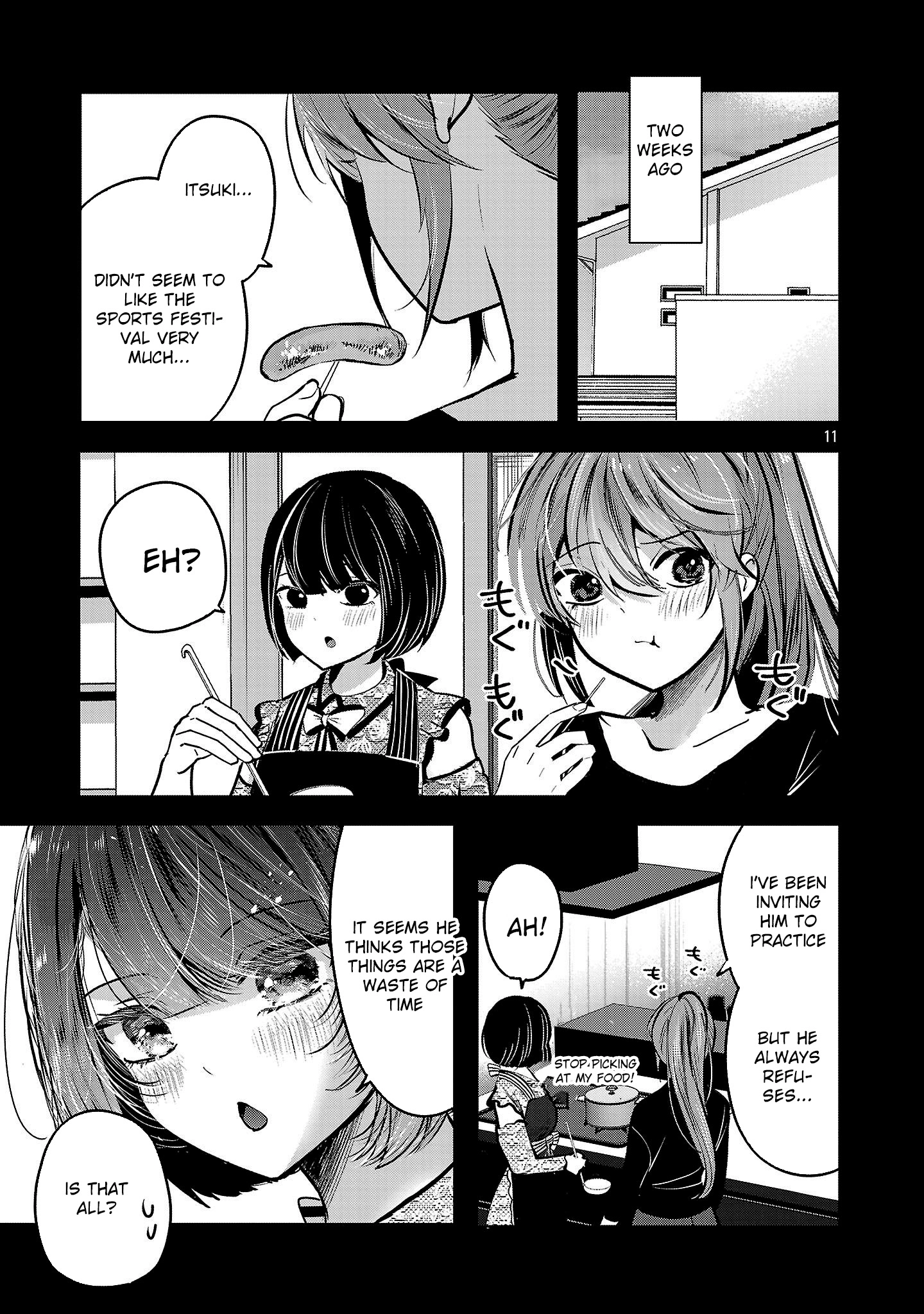 Kimi ni Koisuru Sanshimai Chapter 40 page 12