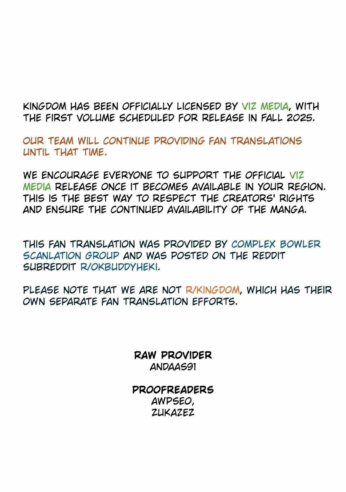 kingdom (E) Chapter 839 page 1