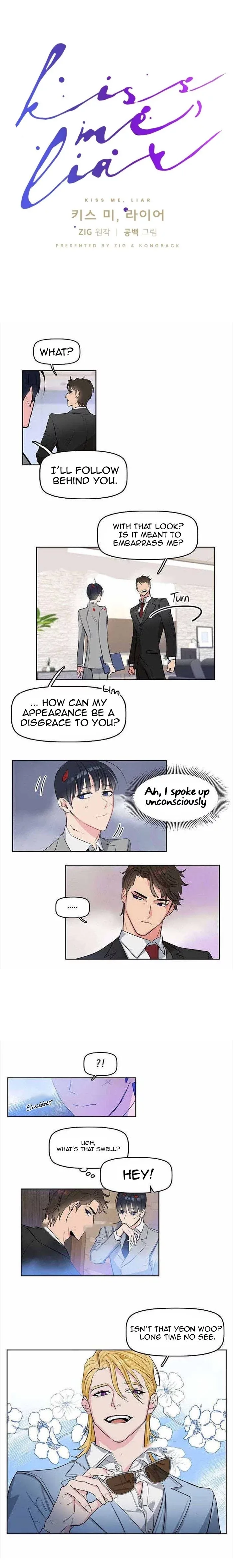 Kiss me, Liar Chapter 1 page 7