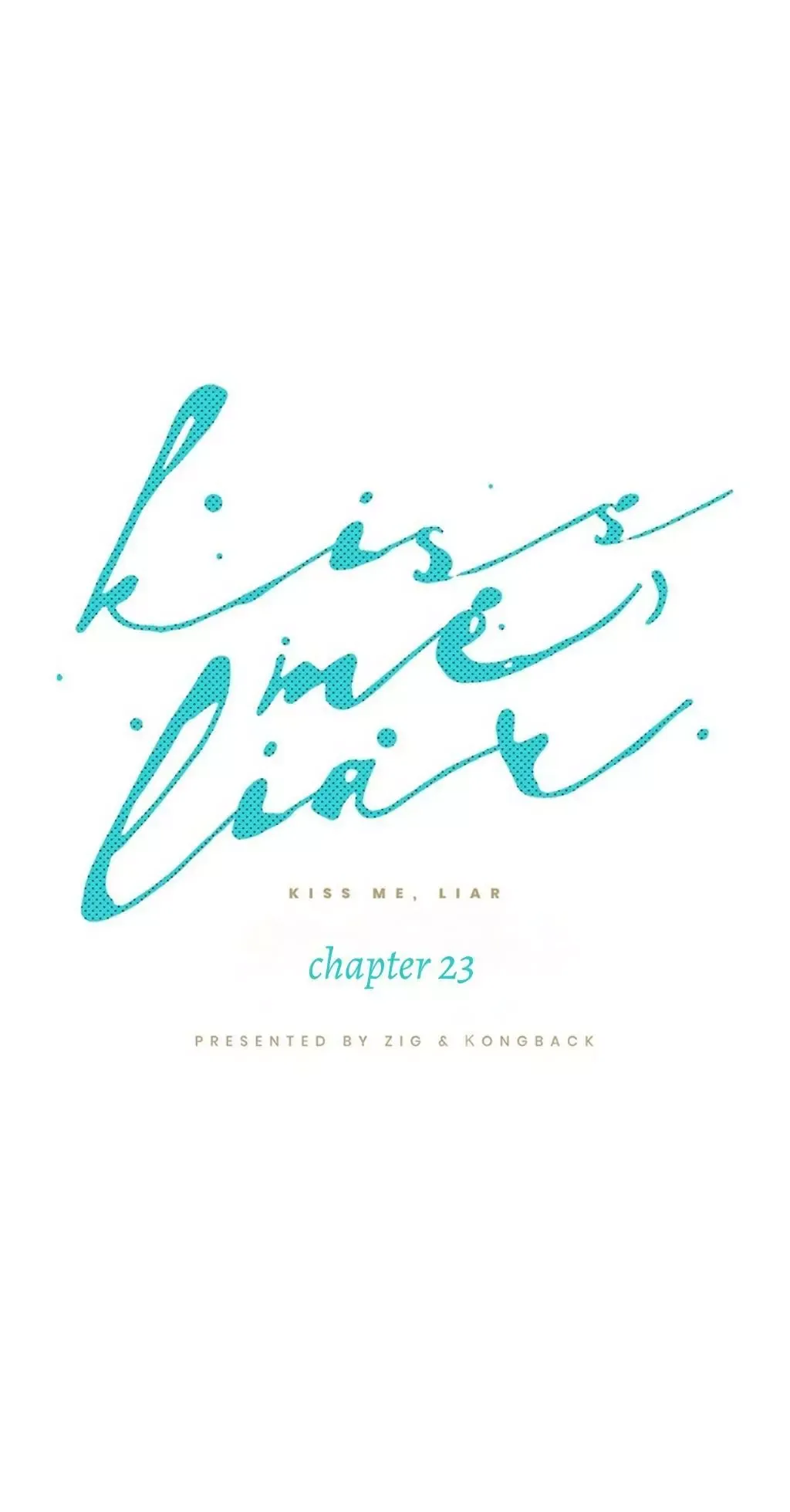 Kiss me, Liar Chapter 23 page 2