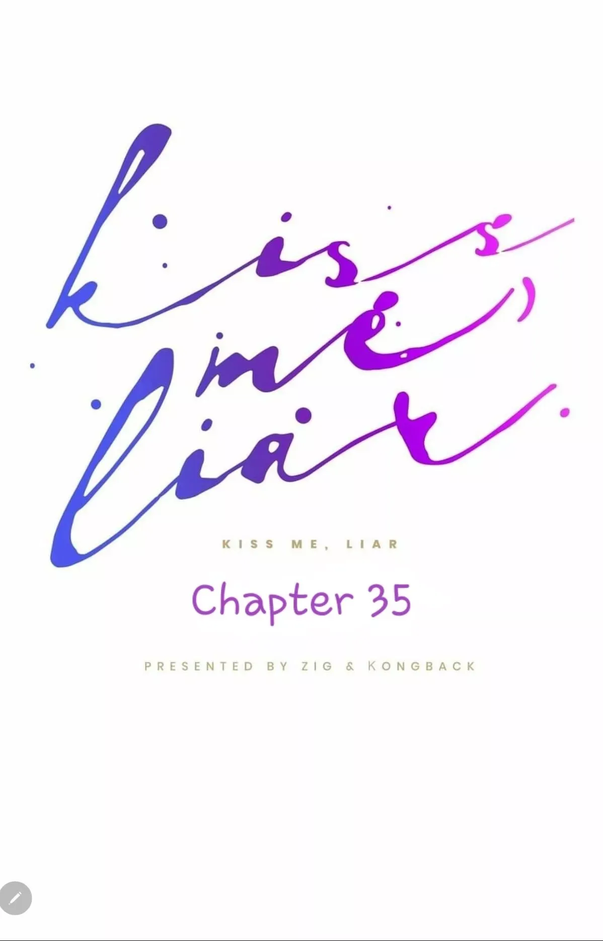 Kiss me, Liar Chapter 35 page 20