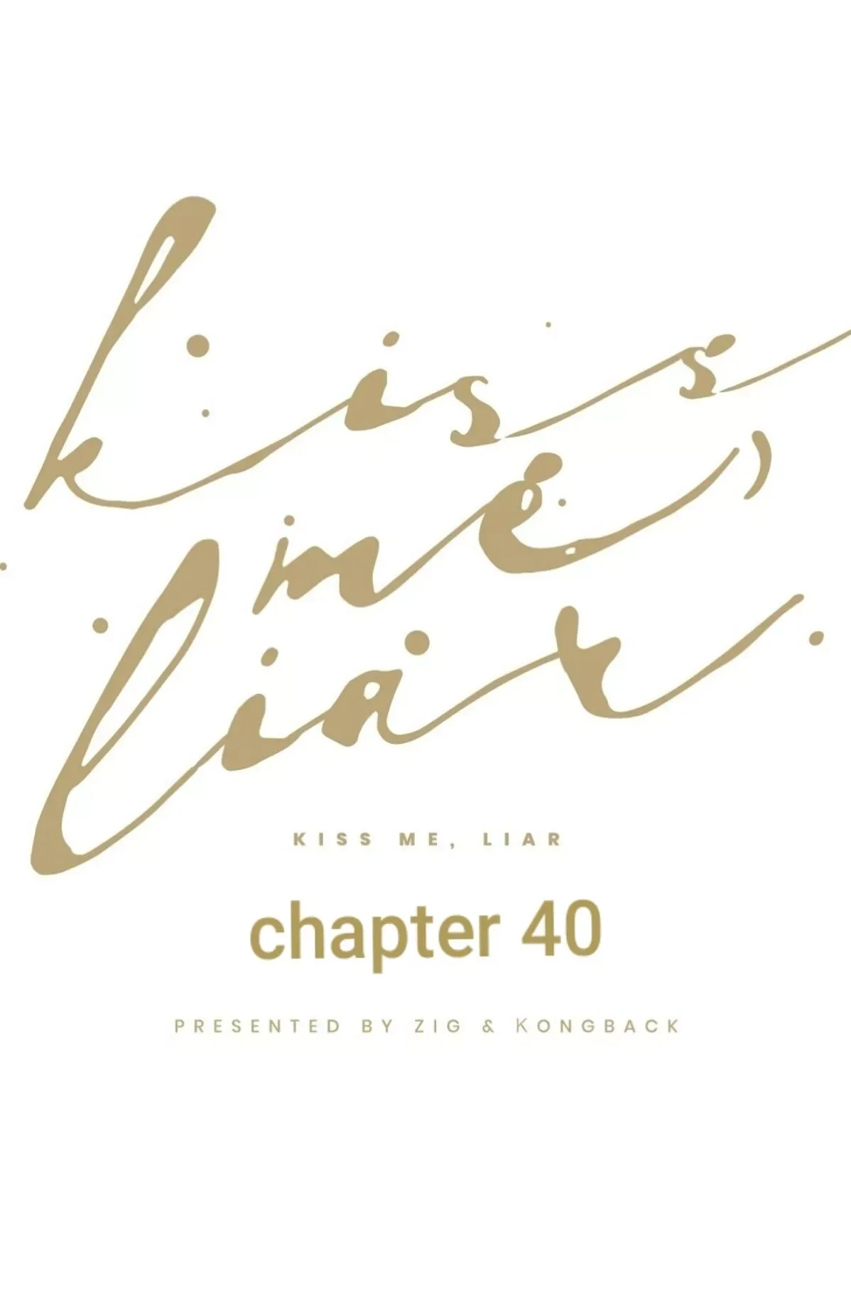 Kiss me, Liar Chapter 40 page 35