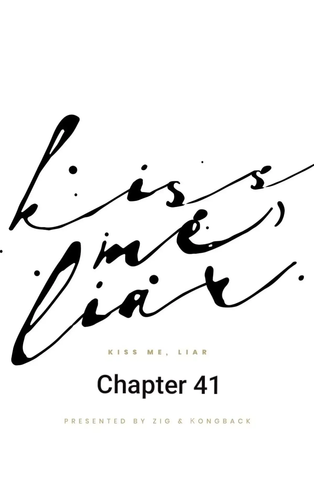 Kiss me, Liar Chapter 41 page 61