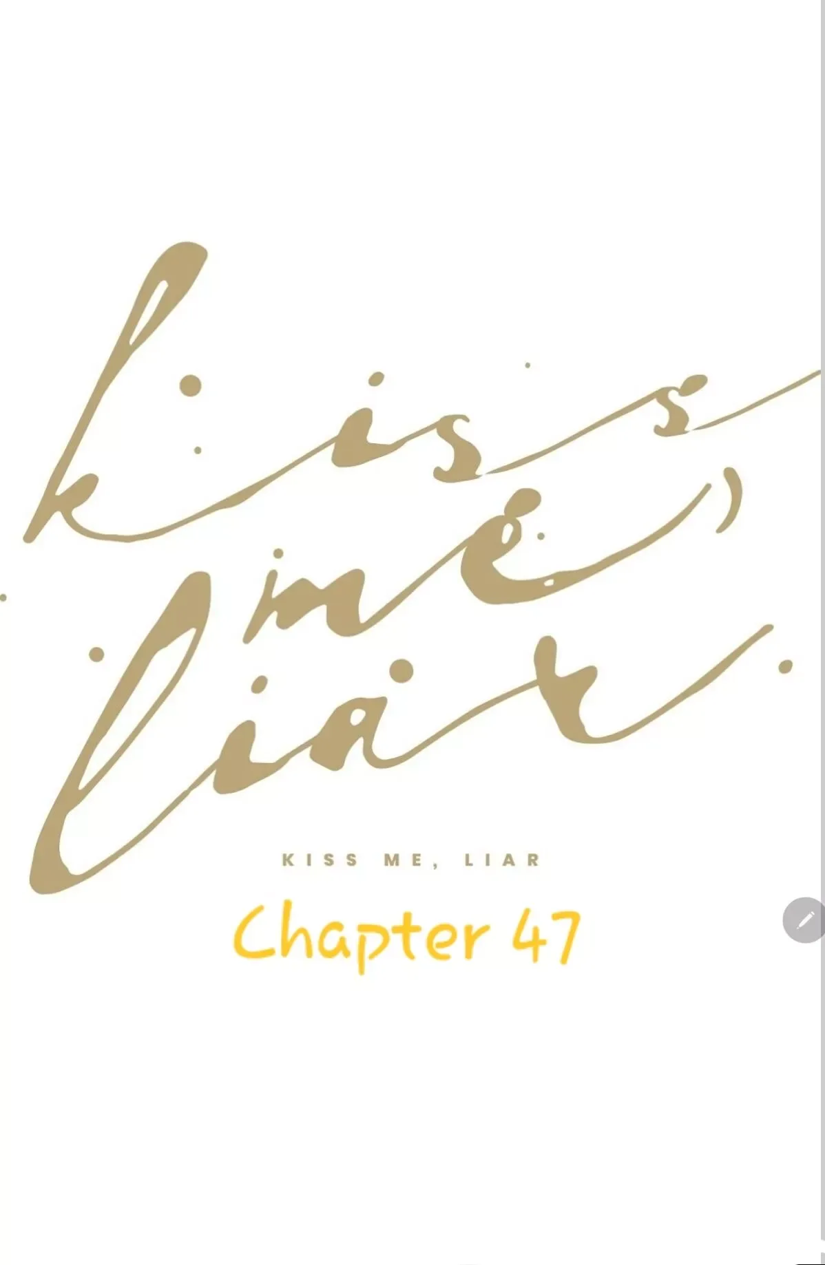 Kiss me, Liar Chapter 47 page 56