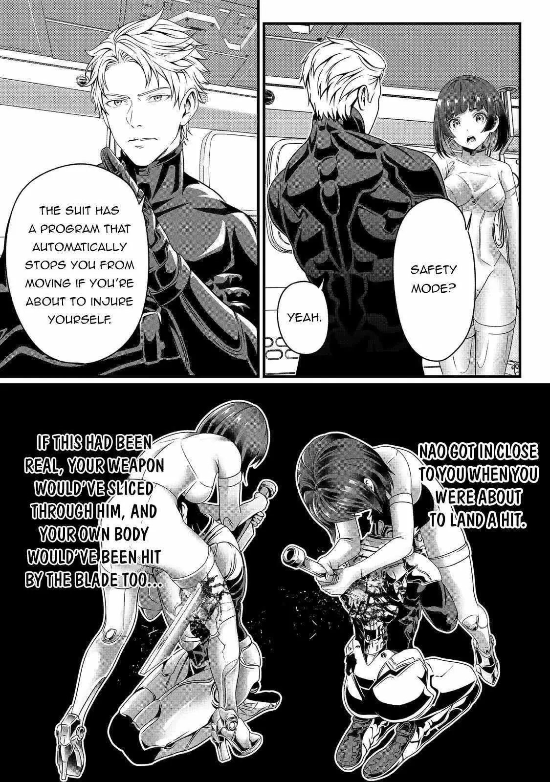 Koko wa Makasete Sakini Ike! wo shitai Shinitagari no Nozomanu Uchuu Gekokujou Chapter 1 page 36