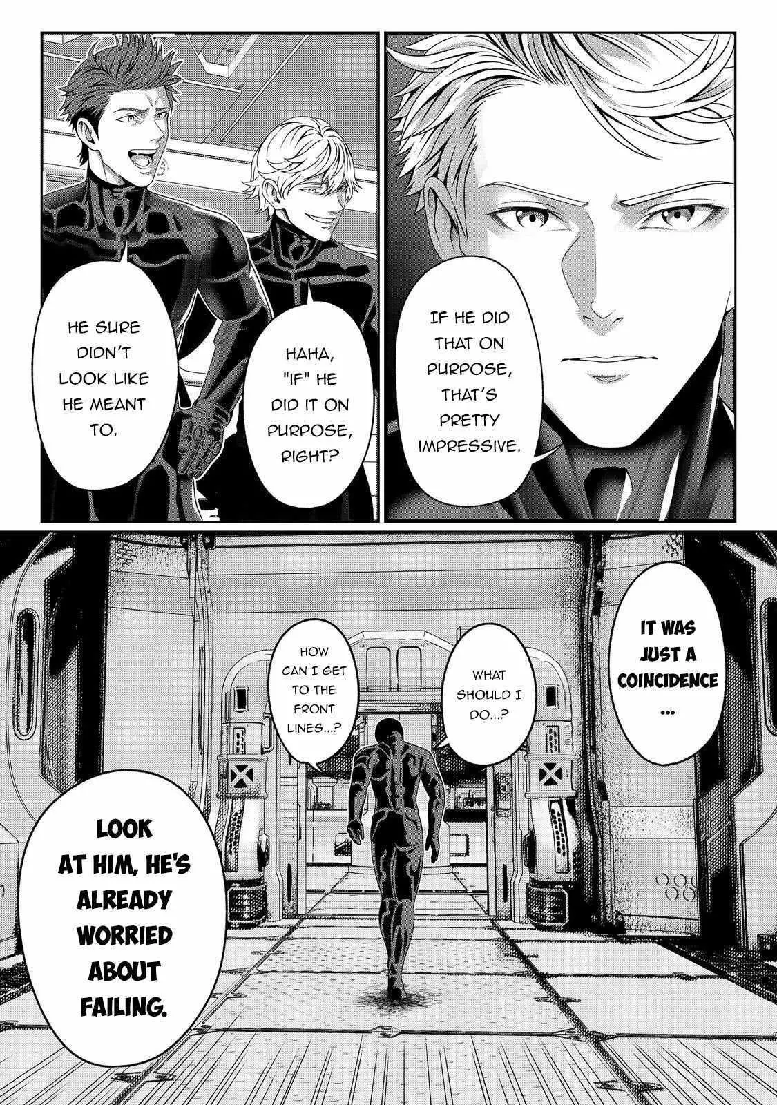 Koko wa Makasete Sakini Ike! wo shitai Shinitagari no Nozomanu Uchuu Gekokujou Chapter 1 page 37