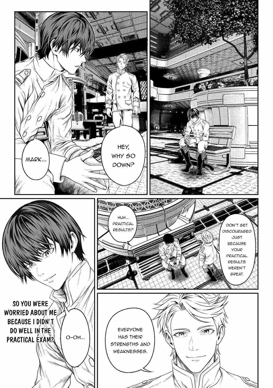 Koko wa Makasete Sakini Ike! wo shitai Shinitagari no Nozomanu Uchuu Gekokujou Chapter 1 page 38