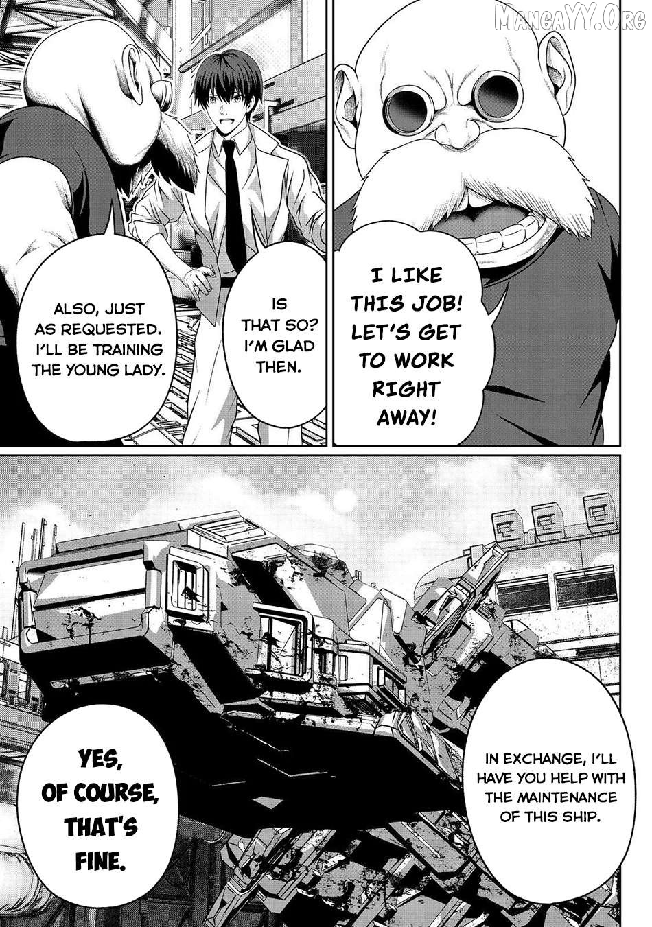 Koko wa Makasete Sakini Ike! wo shitai Shinitagari no Nozomanu Uchuu Gekokujou Chapter 11 page 9