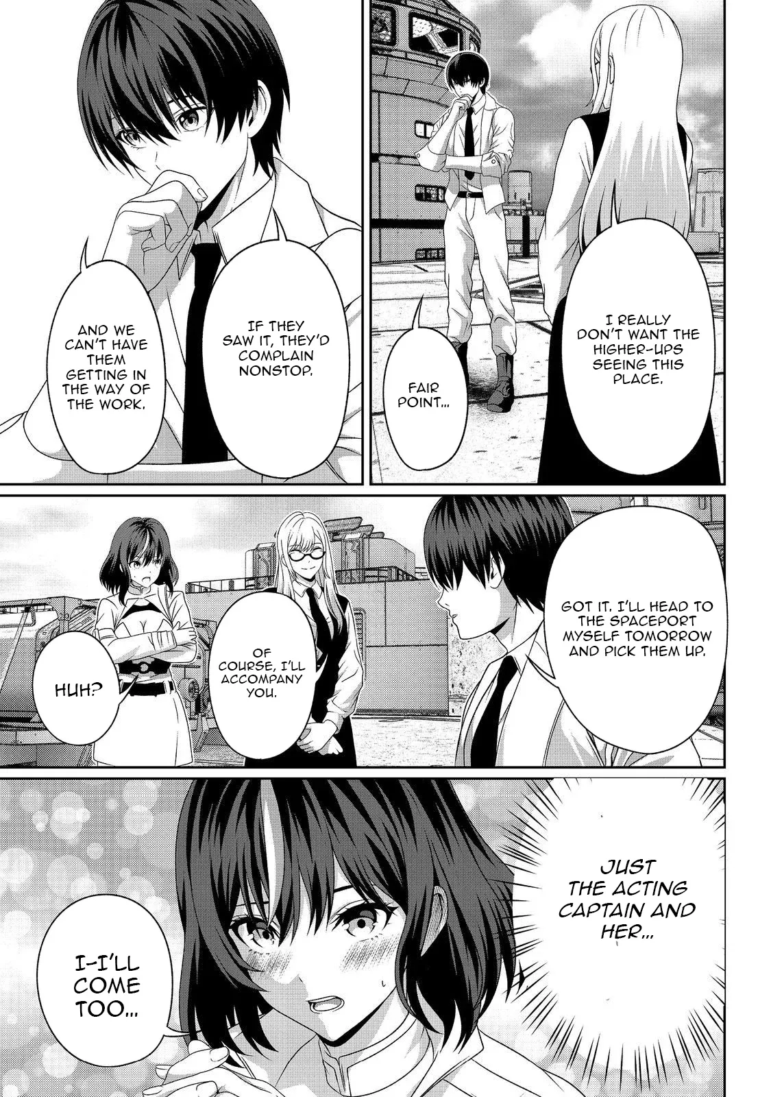 Koko wa Makasete Sakini Ike! wo shitai Shinitagari no Nozomanu Uchuu Gekokujou Chapter 12 page 8