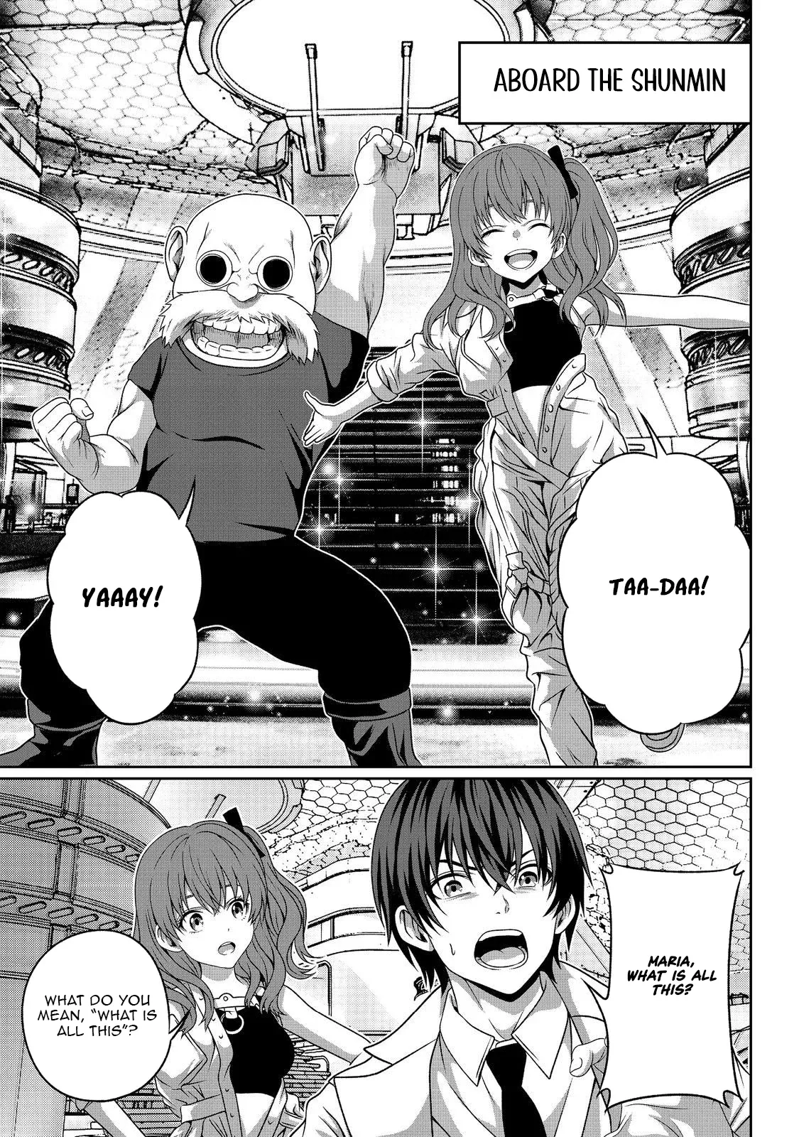 Koko wa Makasete Sakini Ike! wo shitai Shinitagari no Nozomanu Uchuu Gekokujou Chapter 13 page 14