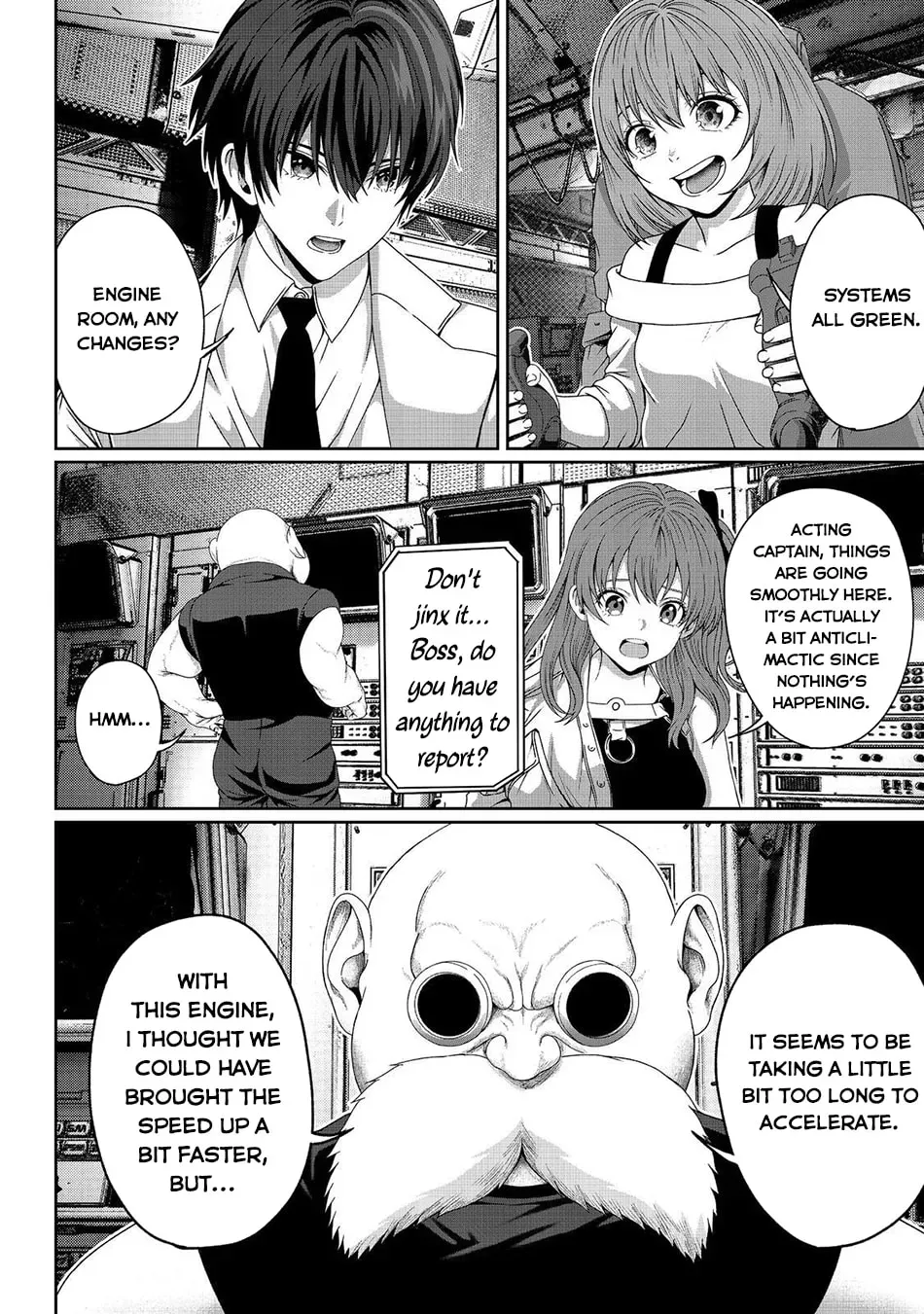 Koko wa Makasete Sakini Ike! wo shitai Shinitagari no Nozomanu Uchuu Gekokujou Chapter 14 page 4