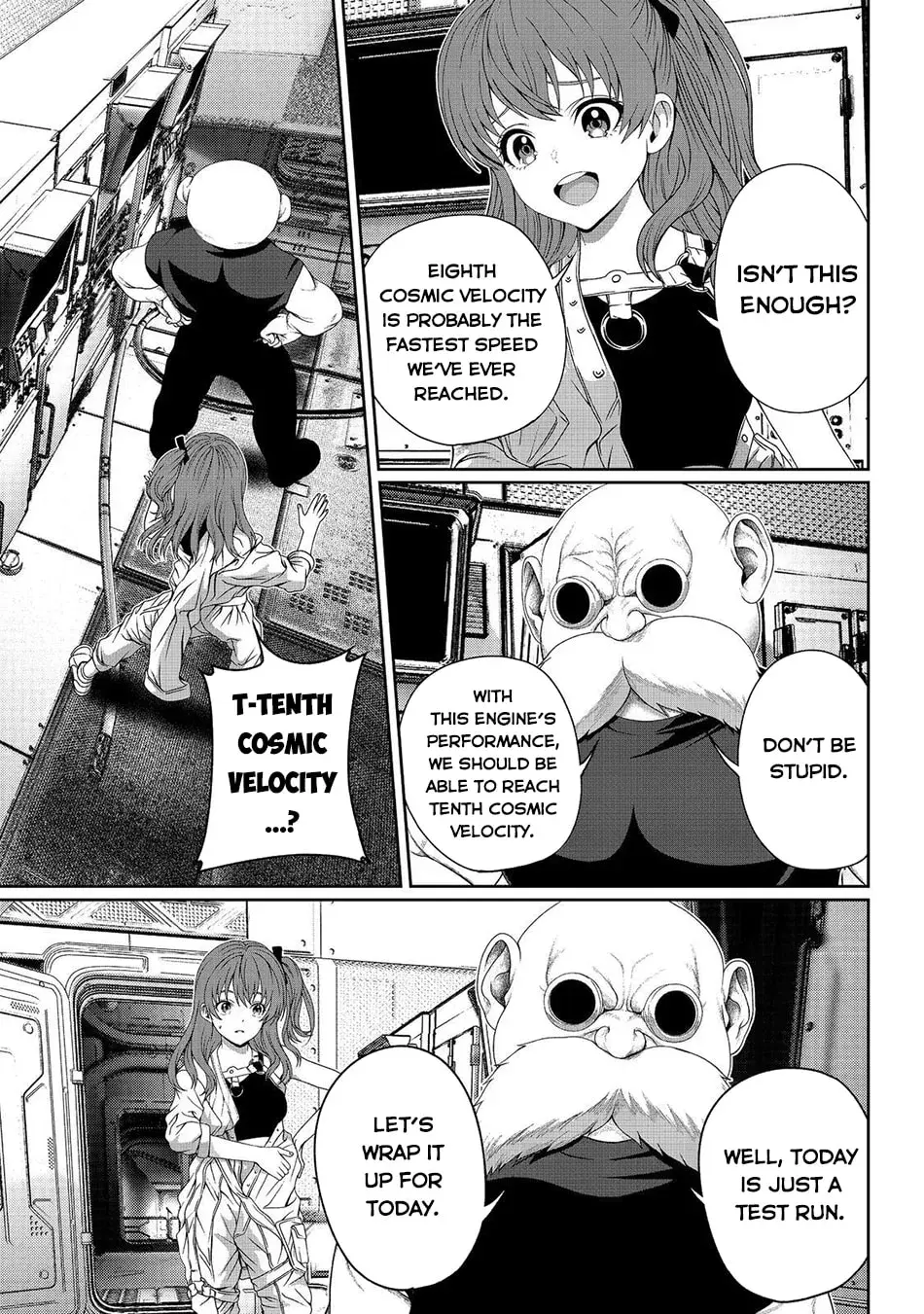 Koko wa Makasete Sakini Ike! wo shitai Shinitagari no Nozomanu Uchuu Gekokujou Chapter 14 page 5