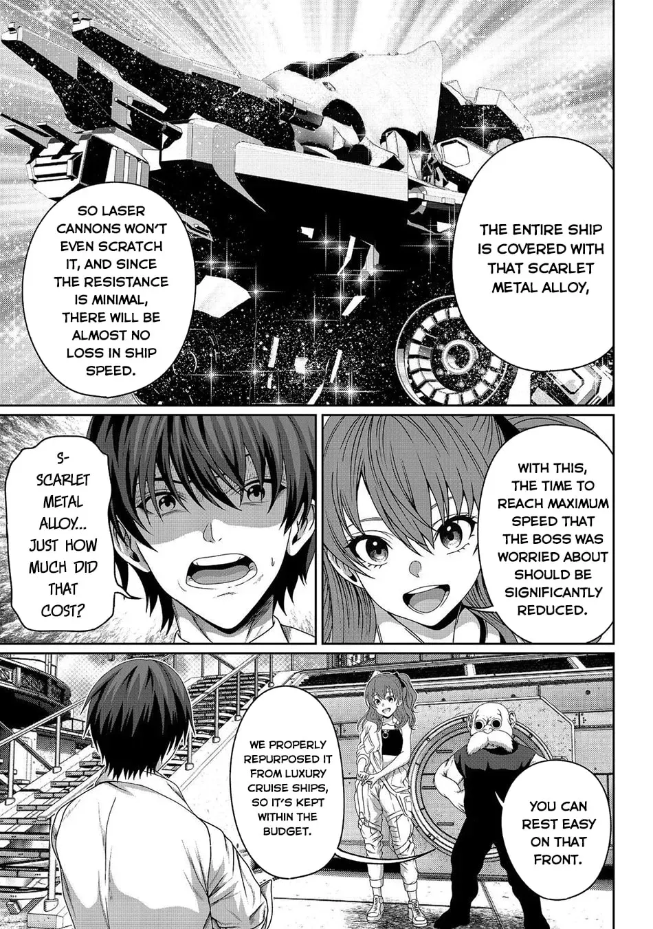 Koko wa Makasete Sakini Ike! wo shitai Shinitagari no Nozomanu Uchuu Gekokujou Chapter 14 page 12