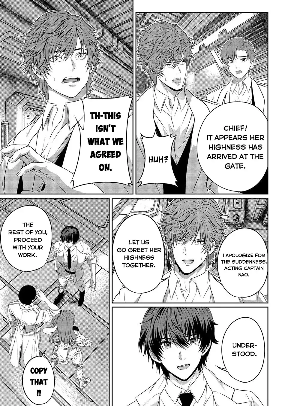 Koko wa Makasete Sakini Ike! wo shitai Shinitagari no Nozomanu Uchuu Gekokujou Chapter 15 page 16