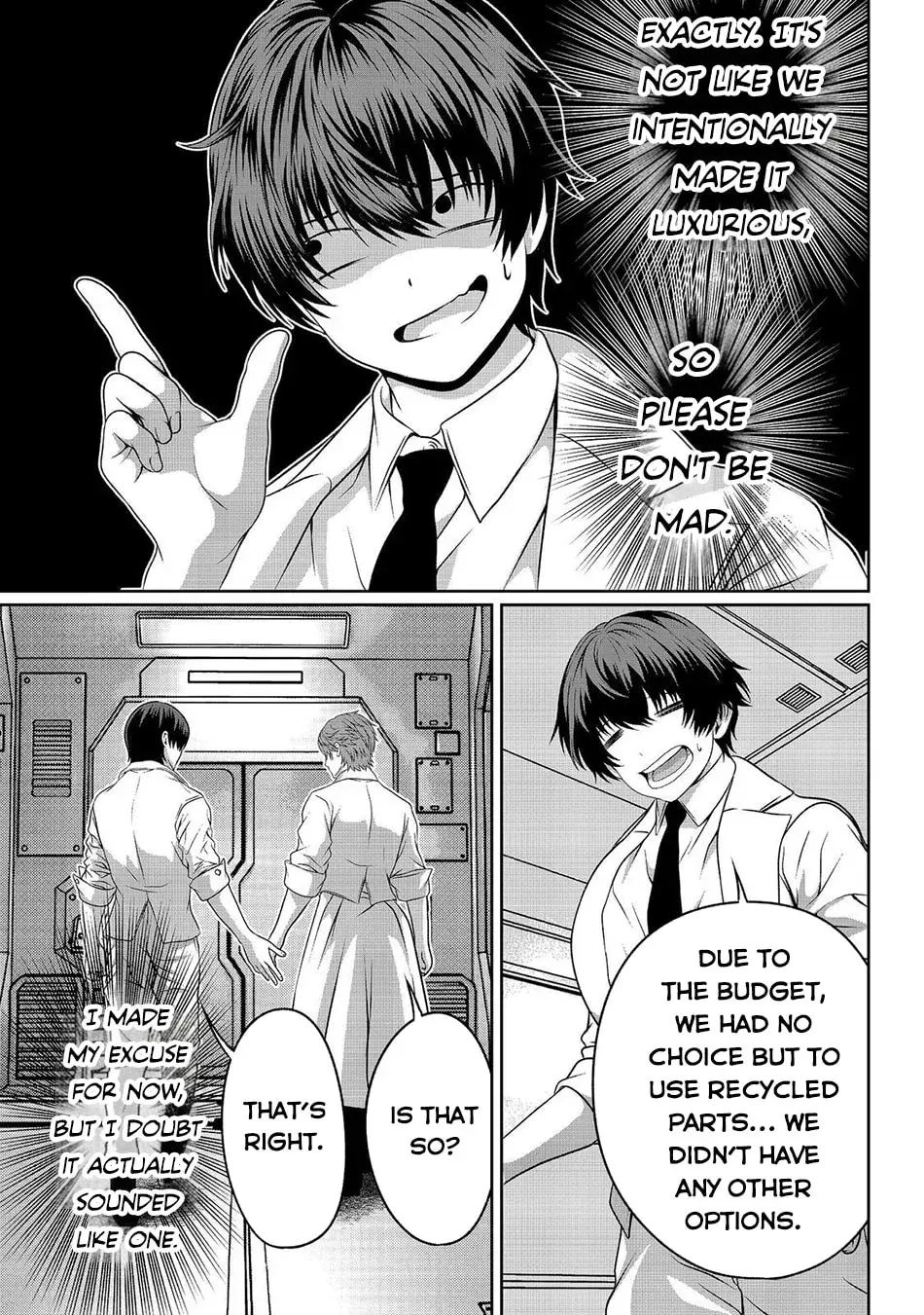 Koko wa Makasete Sakini Ike! wo shitai Shinitagari no Nozomanu Uchuu Gekokujou Chapter 15 page 18