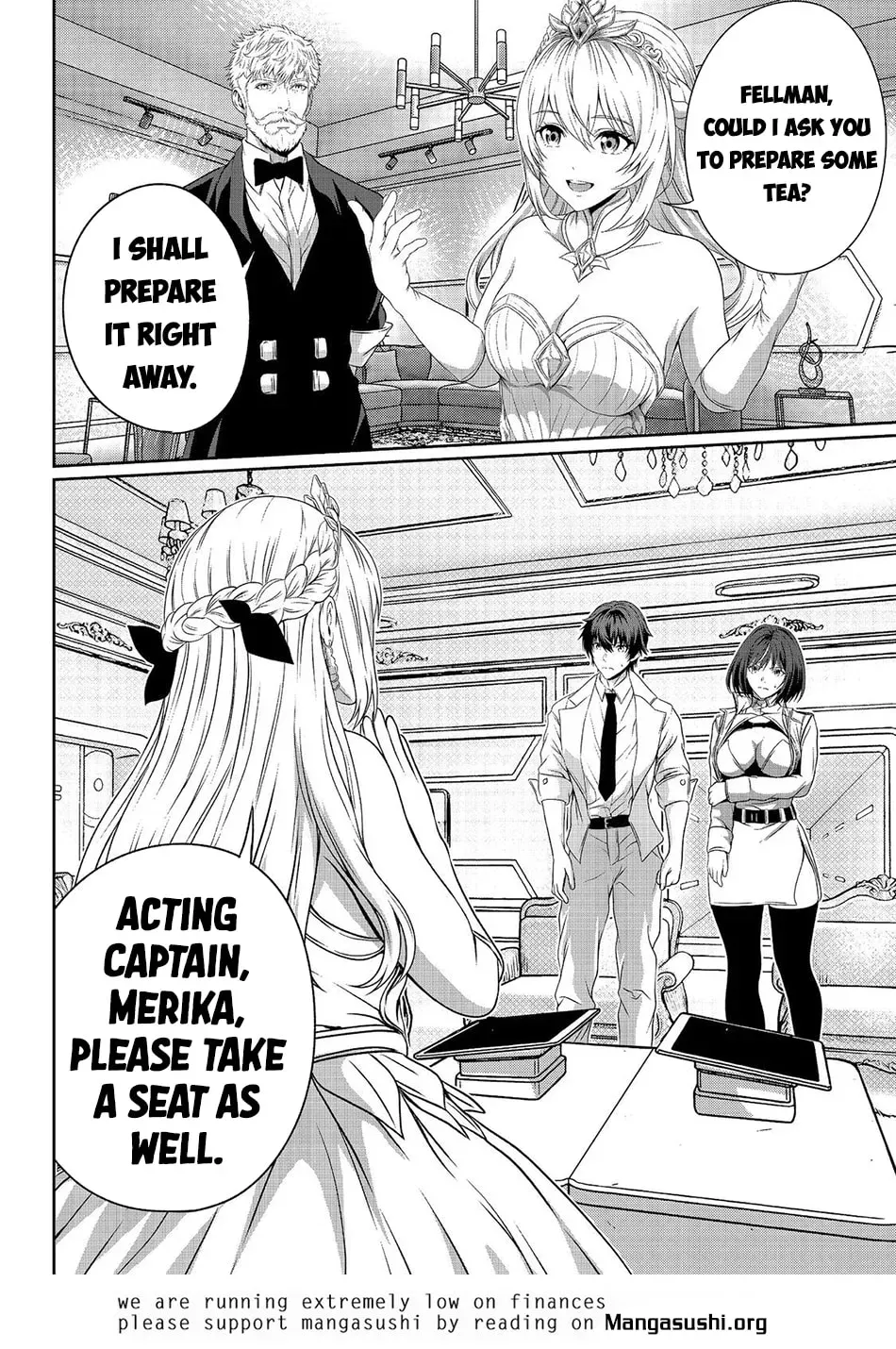 Koko wa Makasete Sakini Ike! wo shitai Shinitagari no Nozomanu Uchuu Gekokujou Chapter 15 page 23