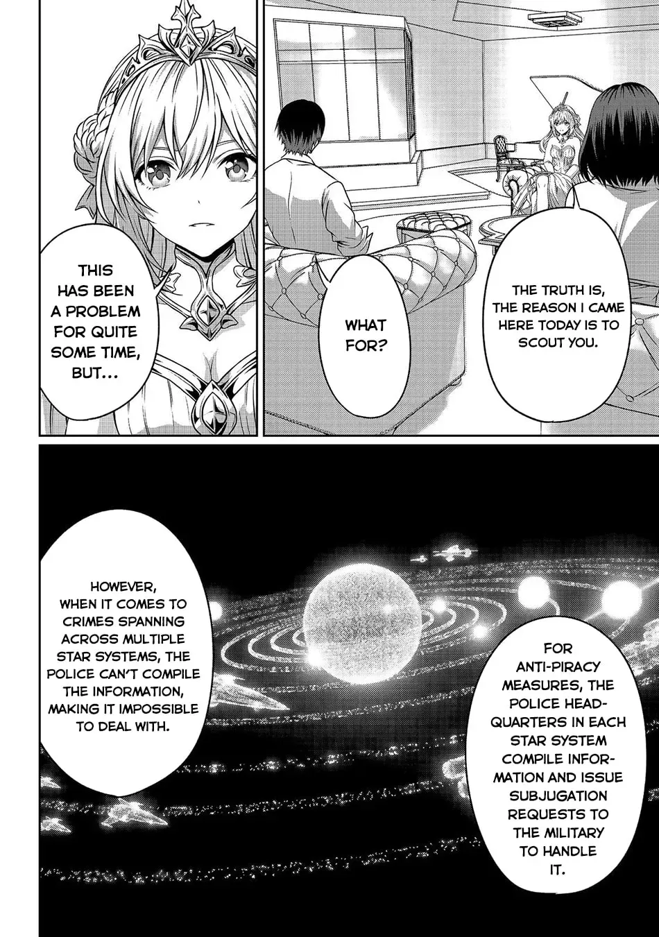 Koko wa Makasete Sakini Ike! wo shitai Shinitagari no Nozomanu Uchuu Gekokujou Chapter 16 page 6