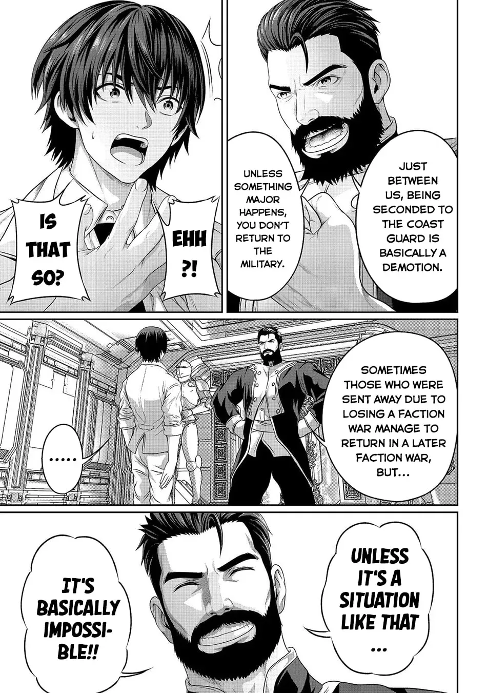 Koko wa Makasete Sakini Ike! wo shitai Shinitagari no Nozomanu Uchuu Gekokujou Chapter 16 page 18