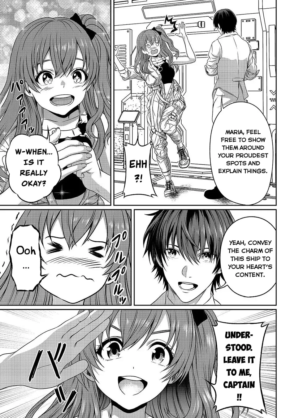 Koko wa Makasete Sakini Ike! wo shitai Shinitagari no Nozomanu Uchuu Gekokujou Chapter 17 page 15