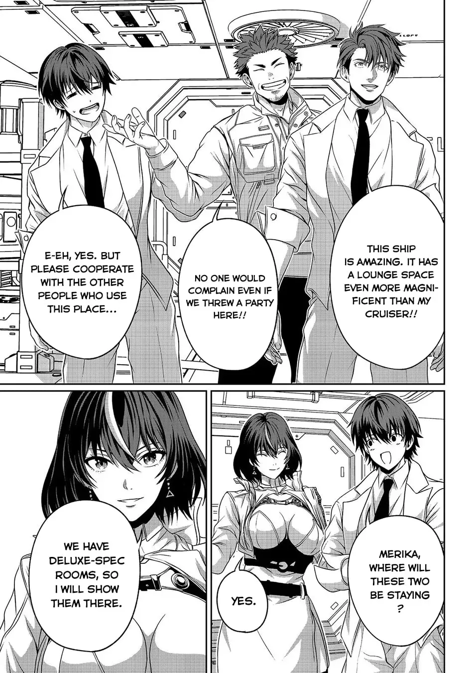 Koko wa Makasete Sakini Ike! wo shitai Shinitagari no Nozomanu Uchuu Gekokujou Chapter 17 page 13