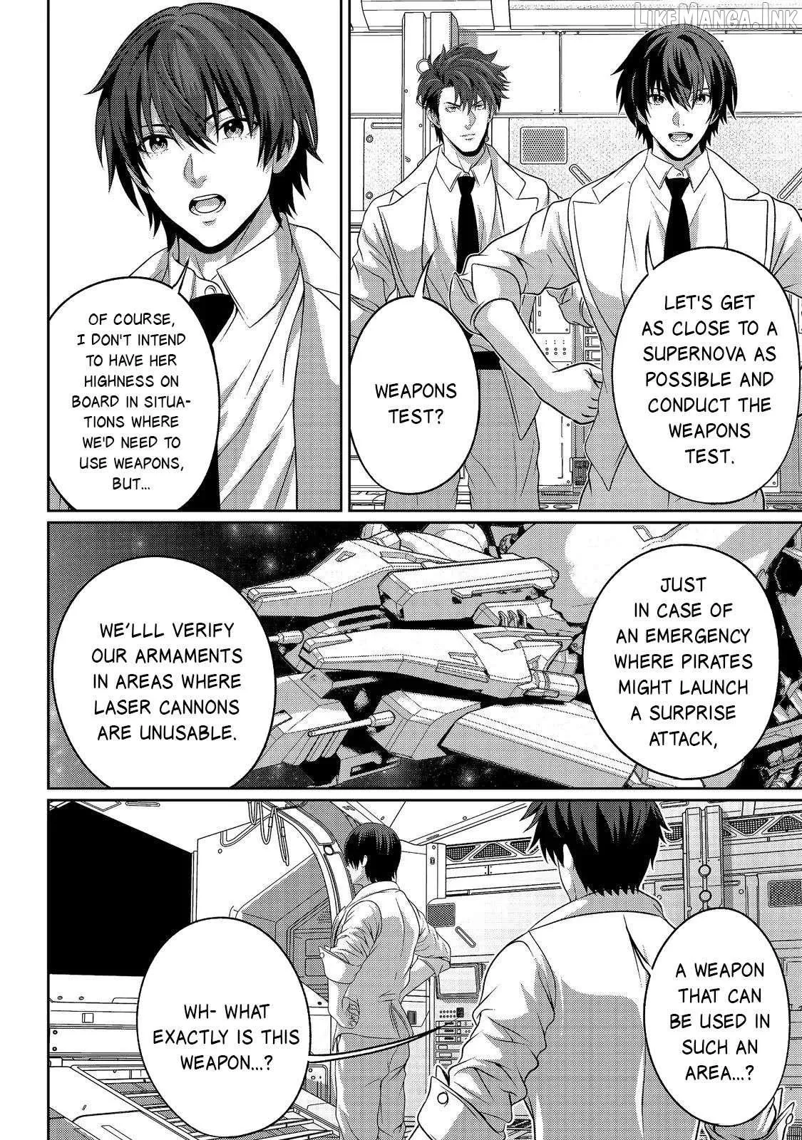 Koko wa Makasete Sakini Ike! wo shitai Shinitagari no Nozomanu Uchuu Gekokujou Chapter 18 page 8