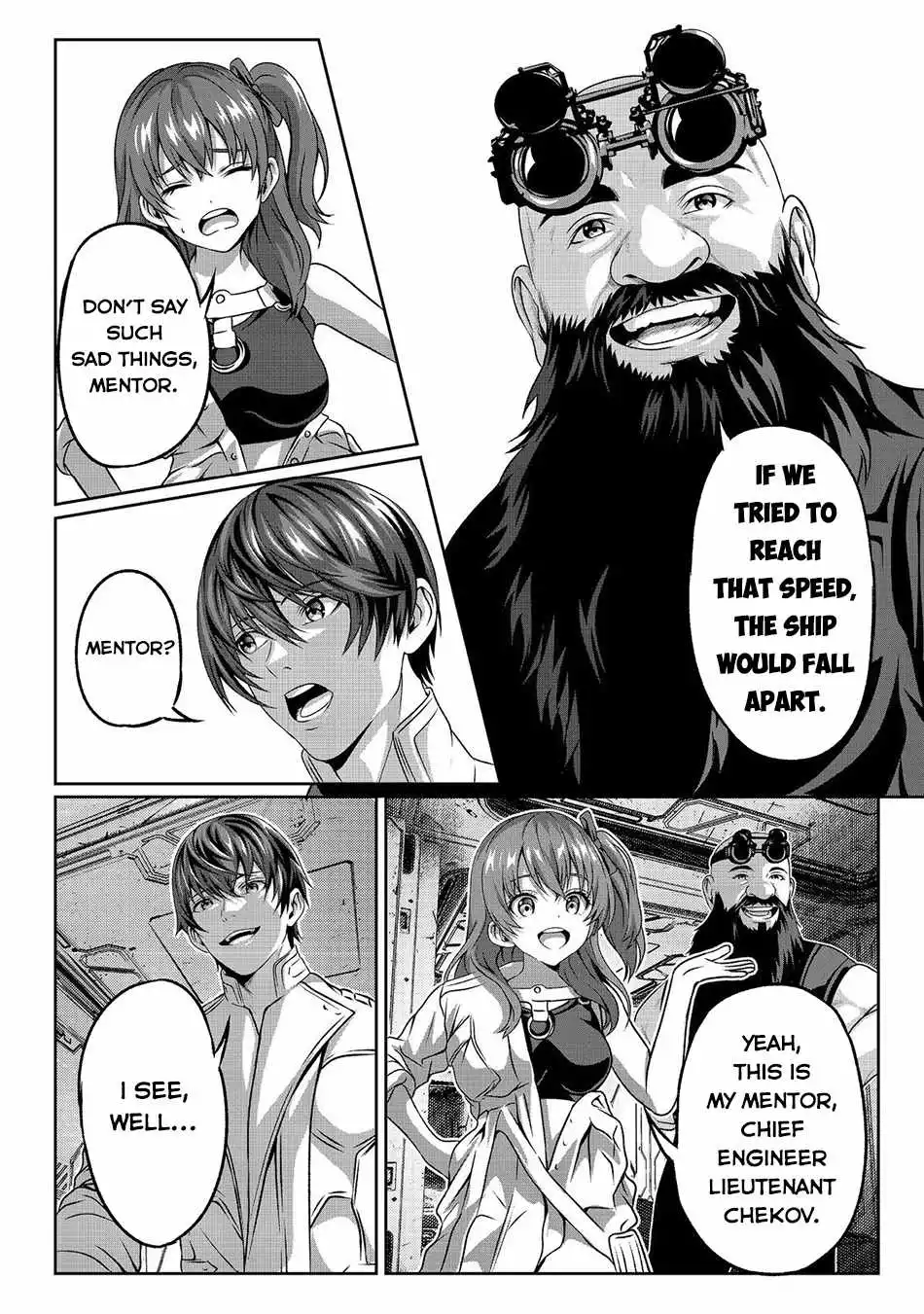 Koko wa Makasete Sakini Ike! wo shitai Shinitagari no Nozomanu Uchuu Gekokujou Chapter 3 page 17