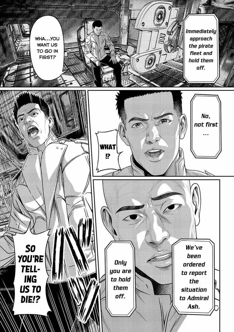Koko wa Makasete Sakini Ike! wo shitai Shinitagari no Nozomanu Uchuu Gekokujou Chapter 3 page 28