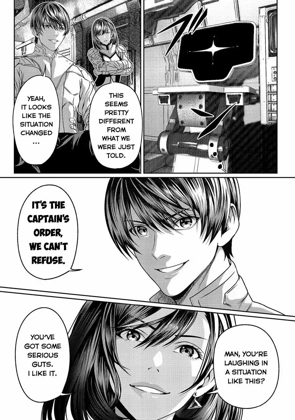 Koko wa Makasete Sakini Ike! wo shitai Shinitagari no Nozomanu Uchuu Gekokujou Chapter 3 page 32