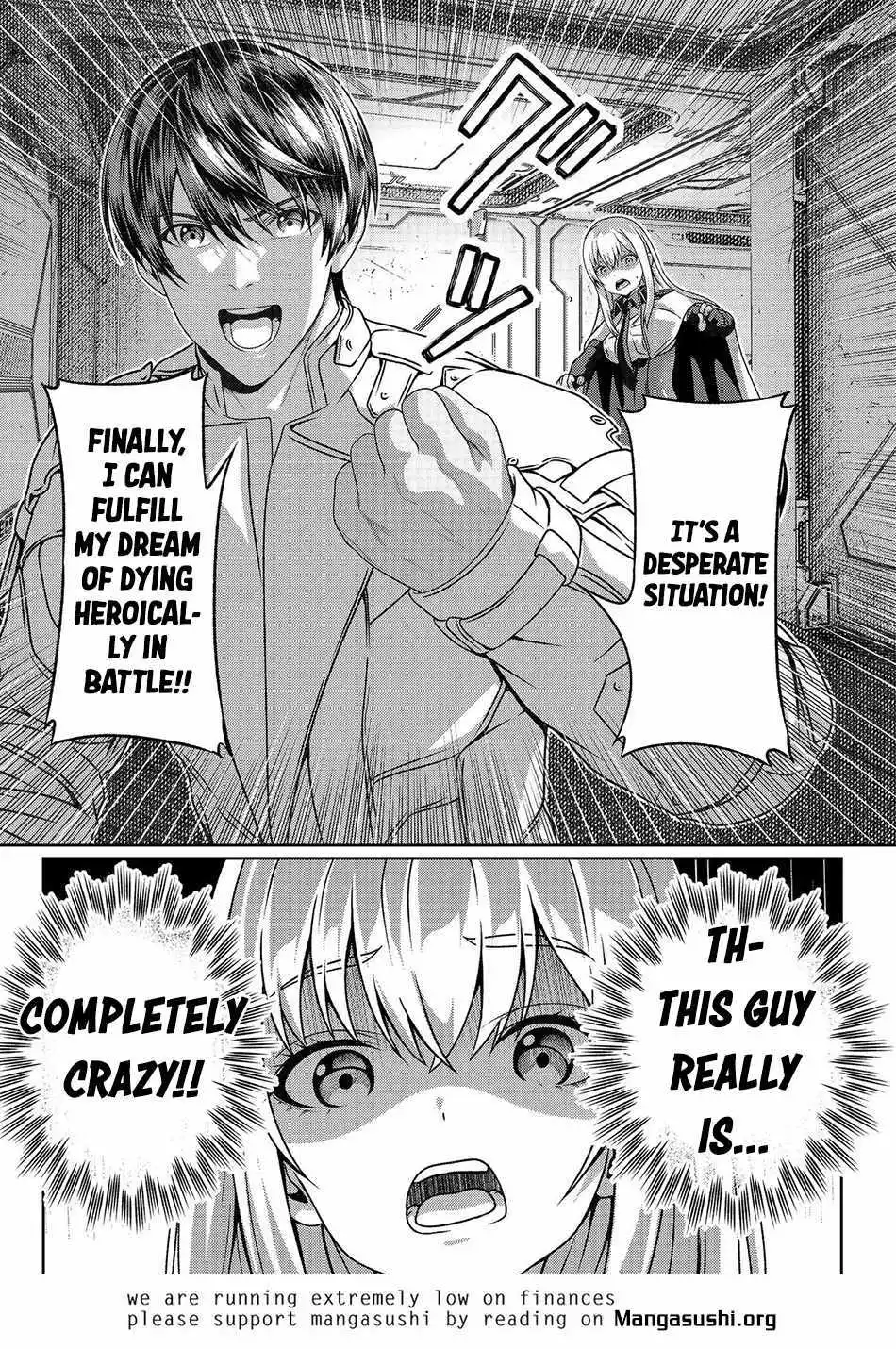 Koko wa Makasete Sakini Ike! wo shitai Shinitagari no Nozomanu Uchuu Gekokujou Chapter 3 page 36