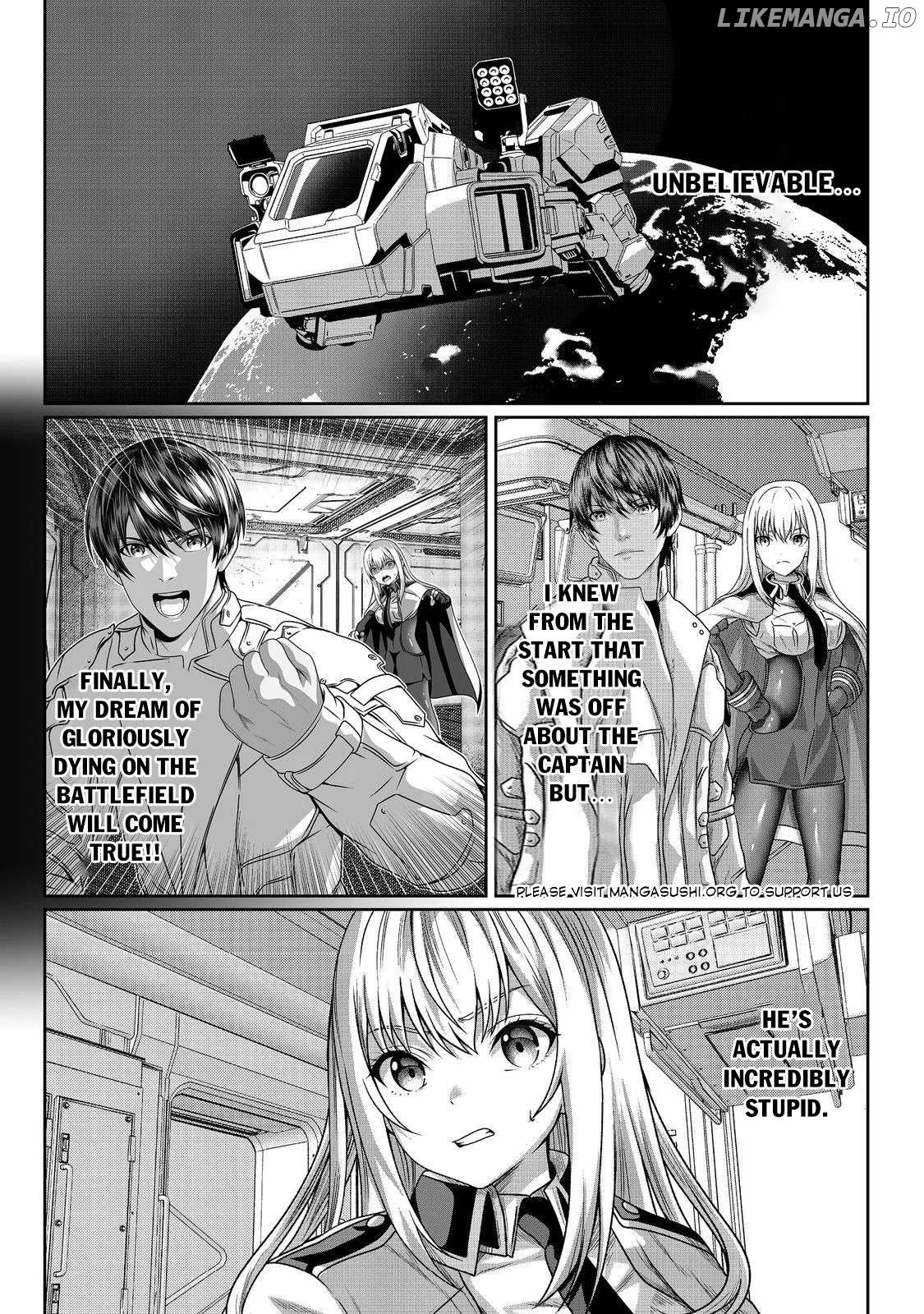 Koko wa Makasete Sakini Ike! wo shitai Shinitagari no Nozomanu Uchuu Gekokujou Chapter 4 page 2