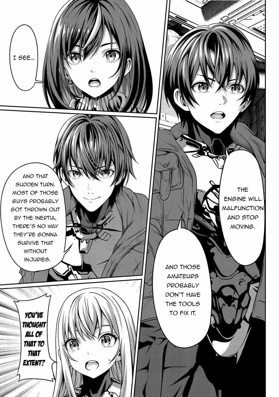 Koko wa Makasete Sakini Ike! wo shitai Shinitagari no Nozomanu Uchuu Gekokujou Chapter 5 page 15