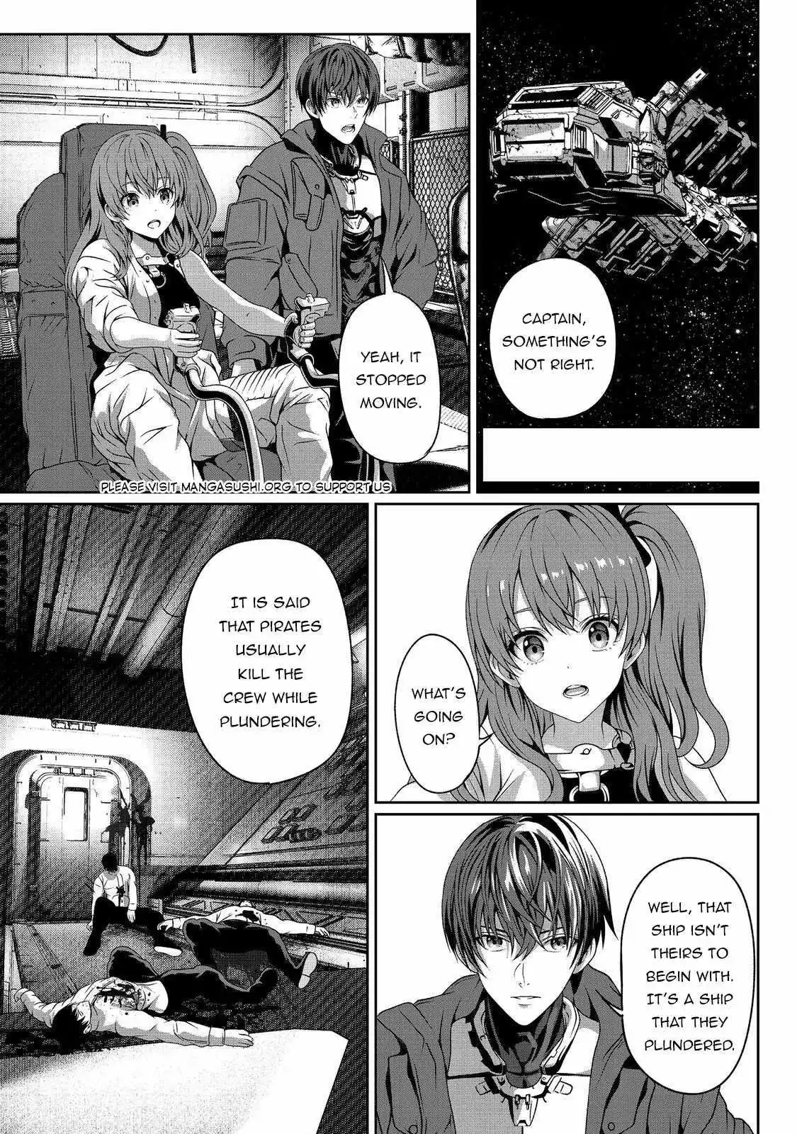 Koko wa Makasete Sakini Ike! wo shitai Shinitagari no Nozomanu Uchuu Gekokujou Chapter 5 page 13