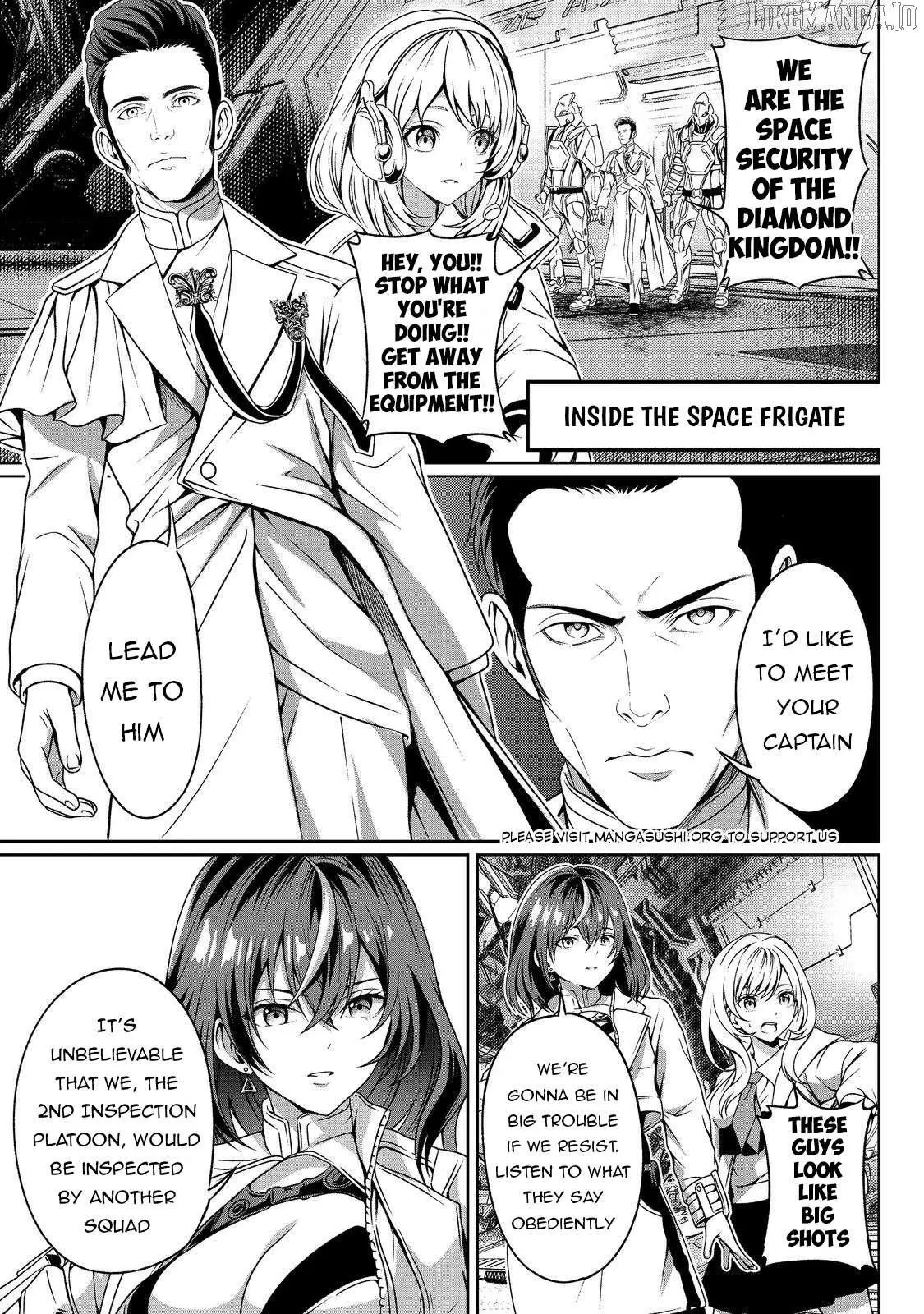 Koko wa Makasete Sakini Ike! wo shitai Shinitagari no Nozomanu Uchuu Gekokujou Chapter 6 page 11
